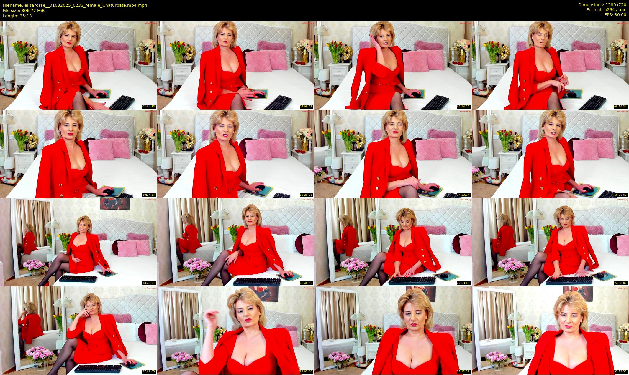 elisarosse_ — 36 minute Chaturbate female cam show recording, 720p, Mar 1, 2025