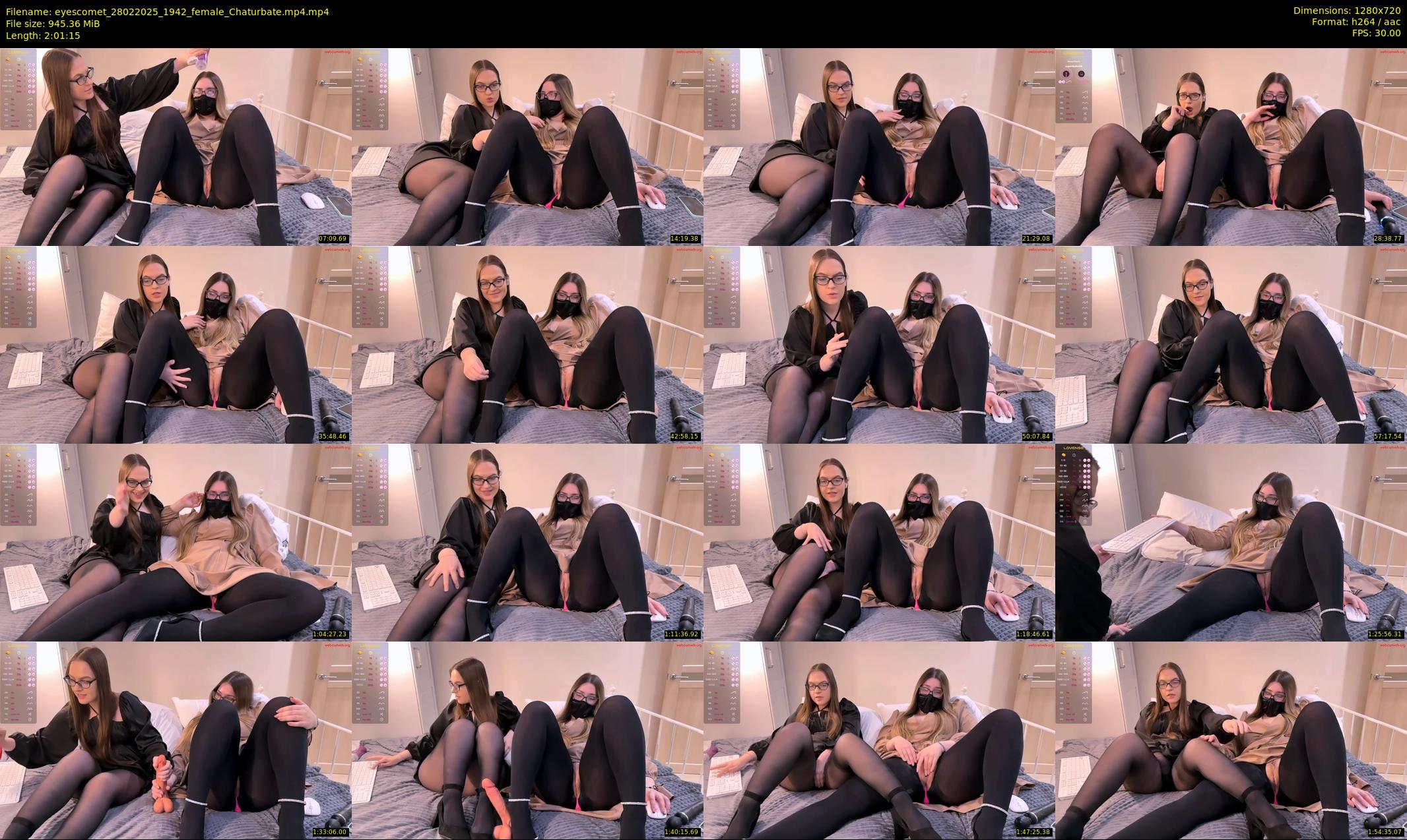 eyescomet — 122 minute Chaturbate female cam show recording, 720p, Feb 28, 2025