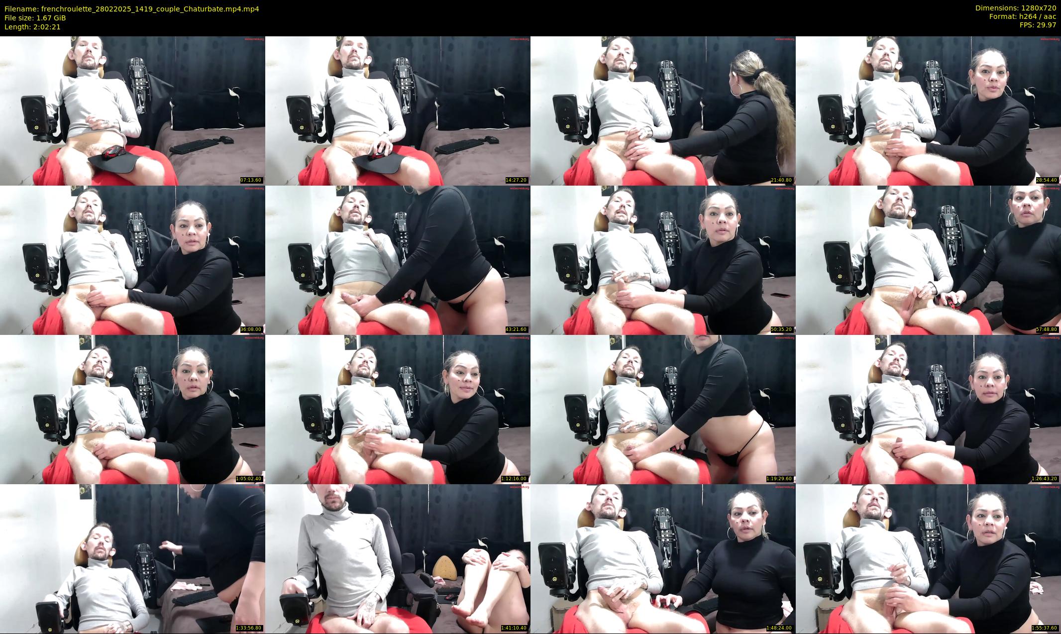 frenchroulette — 123 minute Chaturbate couple cam show recording, 720p, Feb 28, 2025