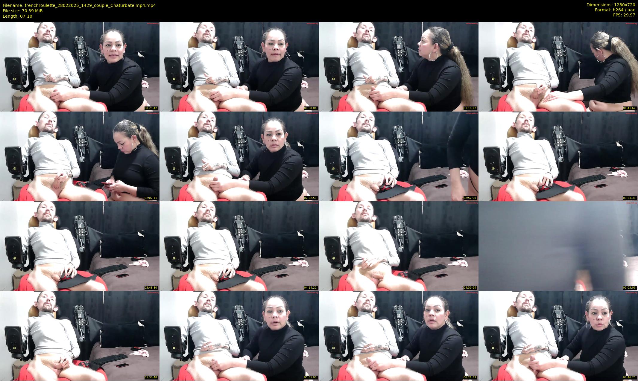 frenchroulette — 8 minute Chaturbate couple cam show recording, 720p, Feb 28, 2025