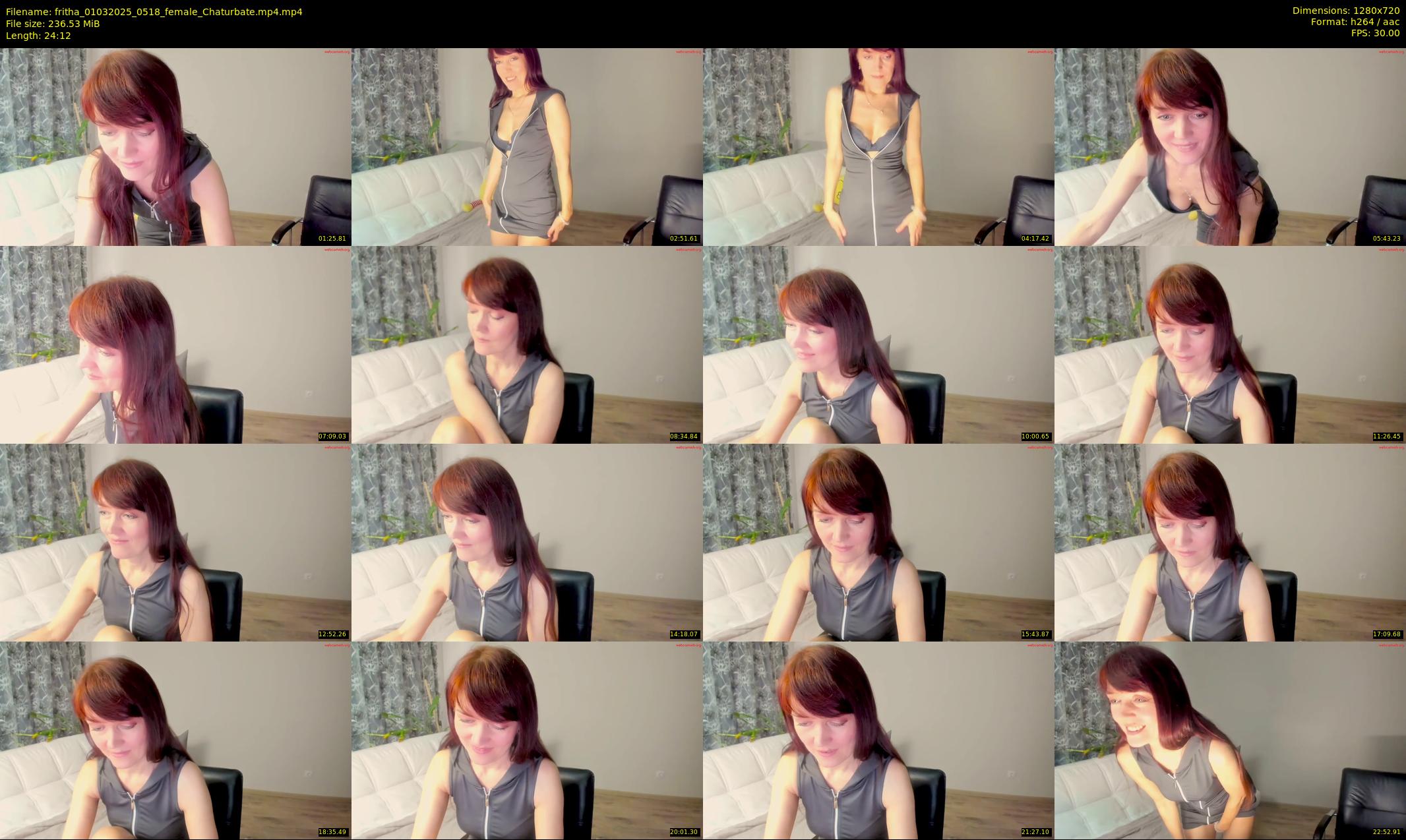 fritha — 25 minute Chaturbate female cam show recording, 720p, Mar 1, 2025