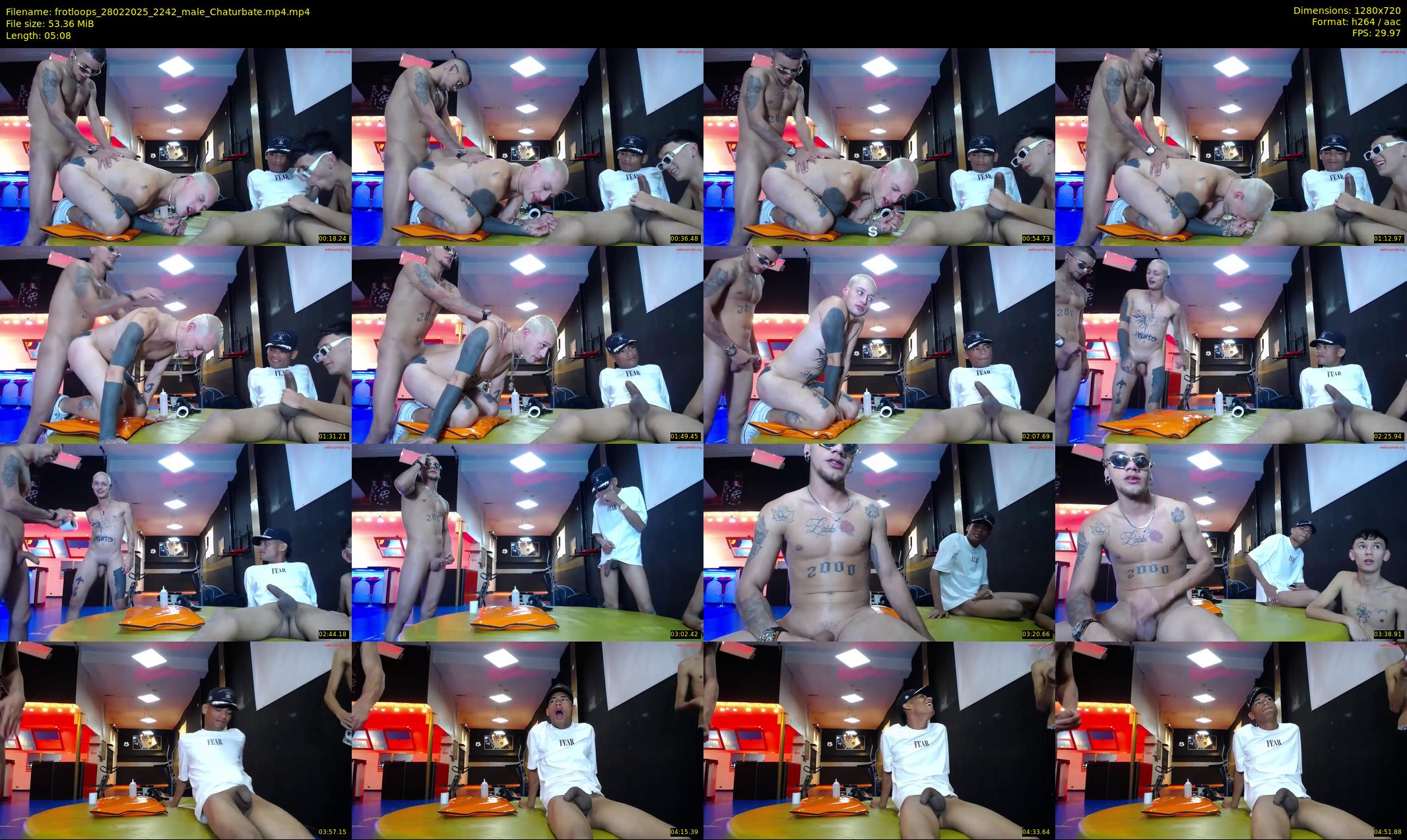 frotloops — 6 minute Chaturbate male cam show recording, 720p, Feb 28, 2025