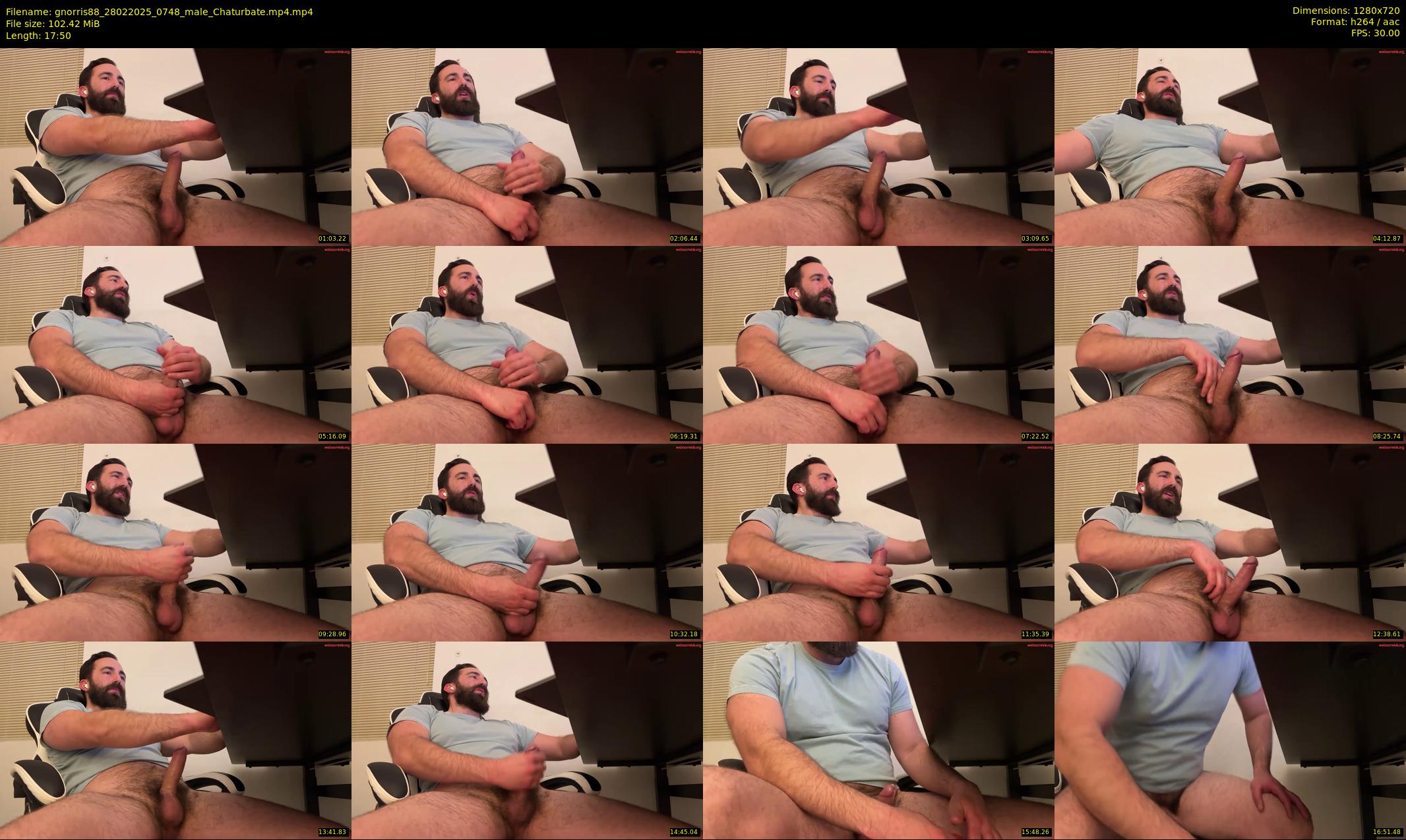 gnorris88 — 18 minute Chaturbate male cam show recording, 720p, Feb 28, 2025