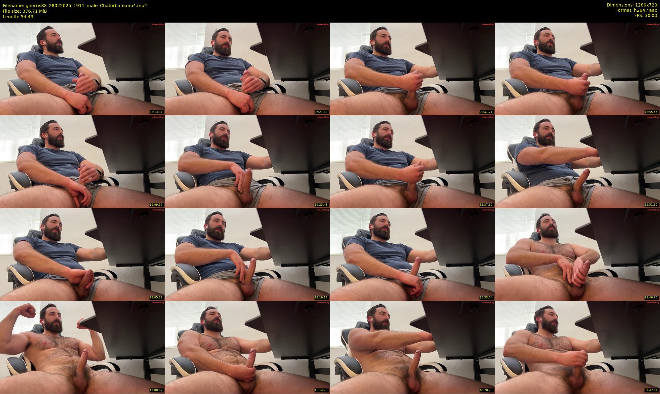 gnorris88 — 55 minute Chaturbate male cam show recording, 720p, Feb 28, 2025