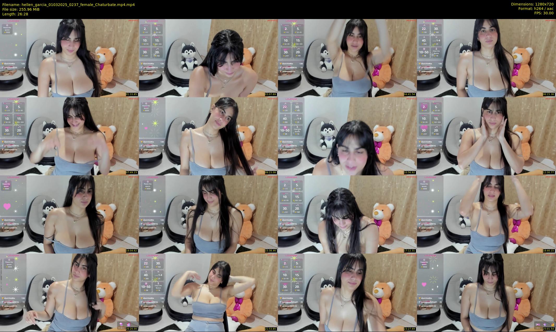 hellen_garcia — 27 minute Chaturbate female cam show recording, 720p, Mar 1, 2025