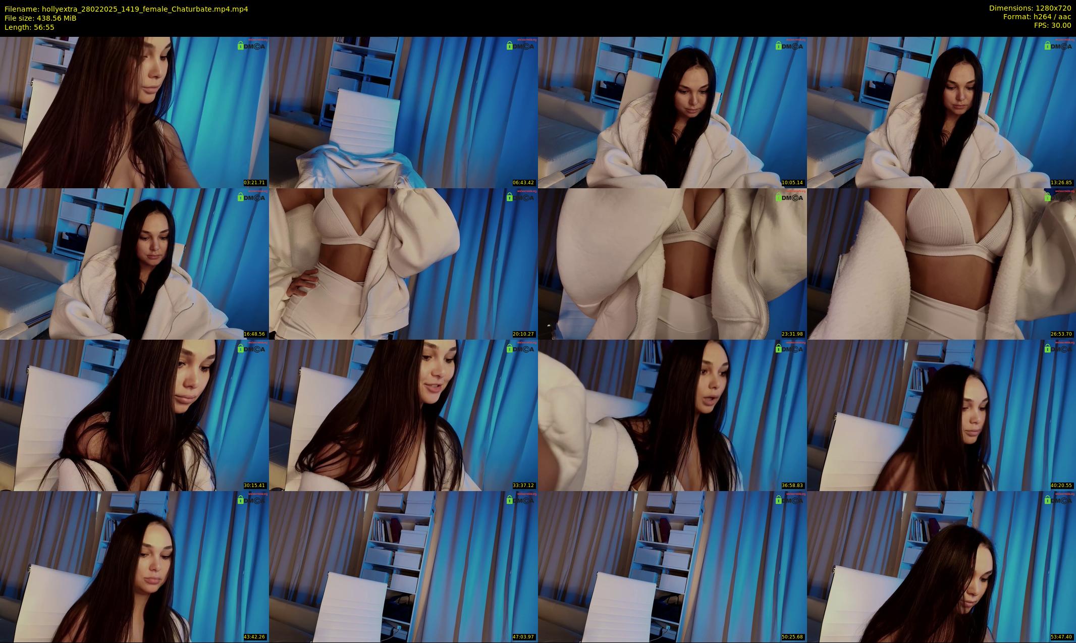 hollyextra — 57 minute Chaturbate female cam show recording, 720p, Feb 28, 2025