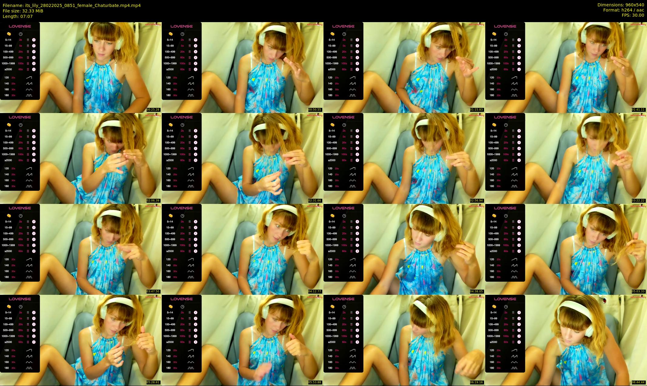 its_lily — 8 minute Chaturbate female cam show recording, 480p, Feb 28, 2025