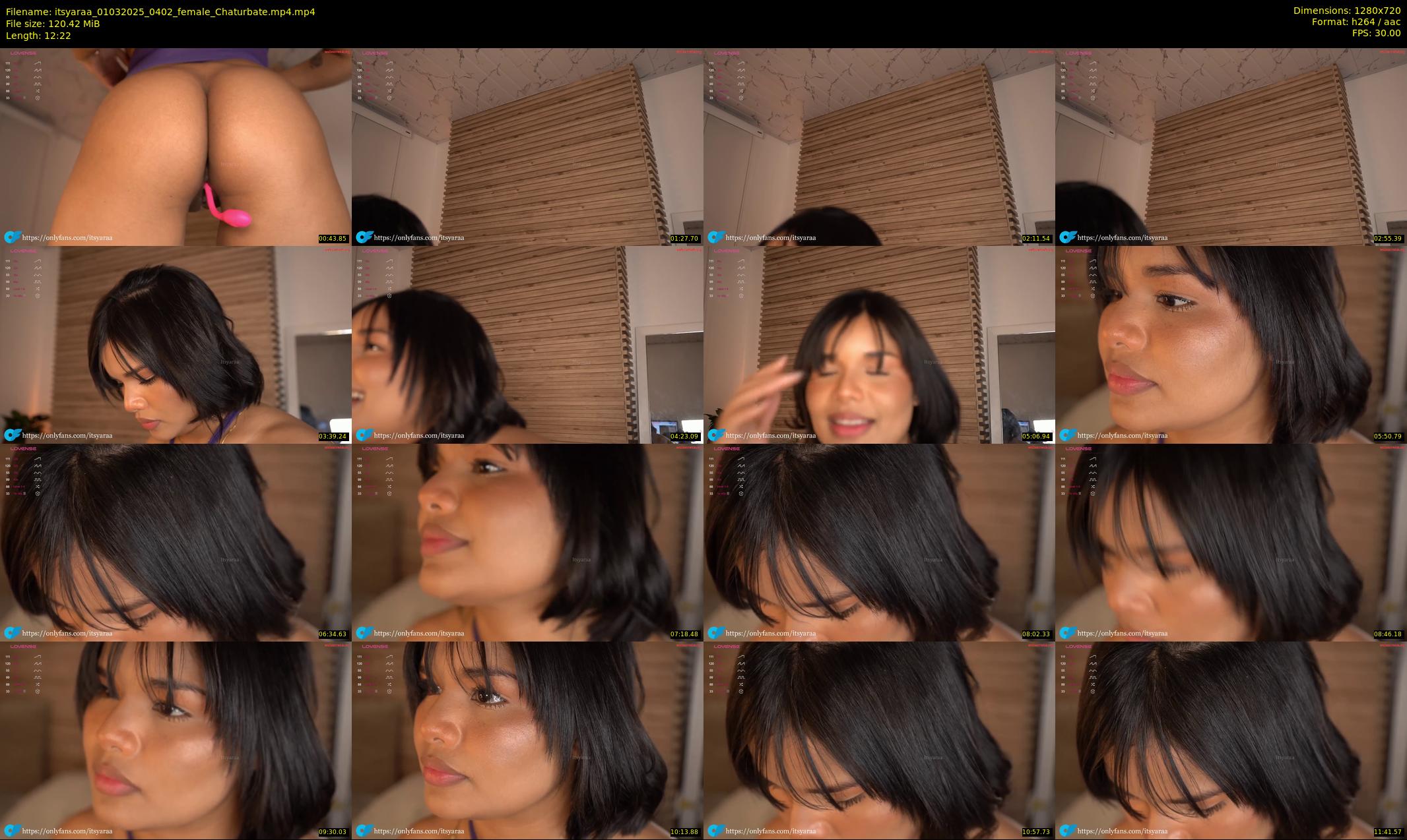 itsyaraa — 13 minute Chaturbate female cam show recording, 720p, Mar 1, 2025