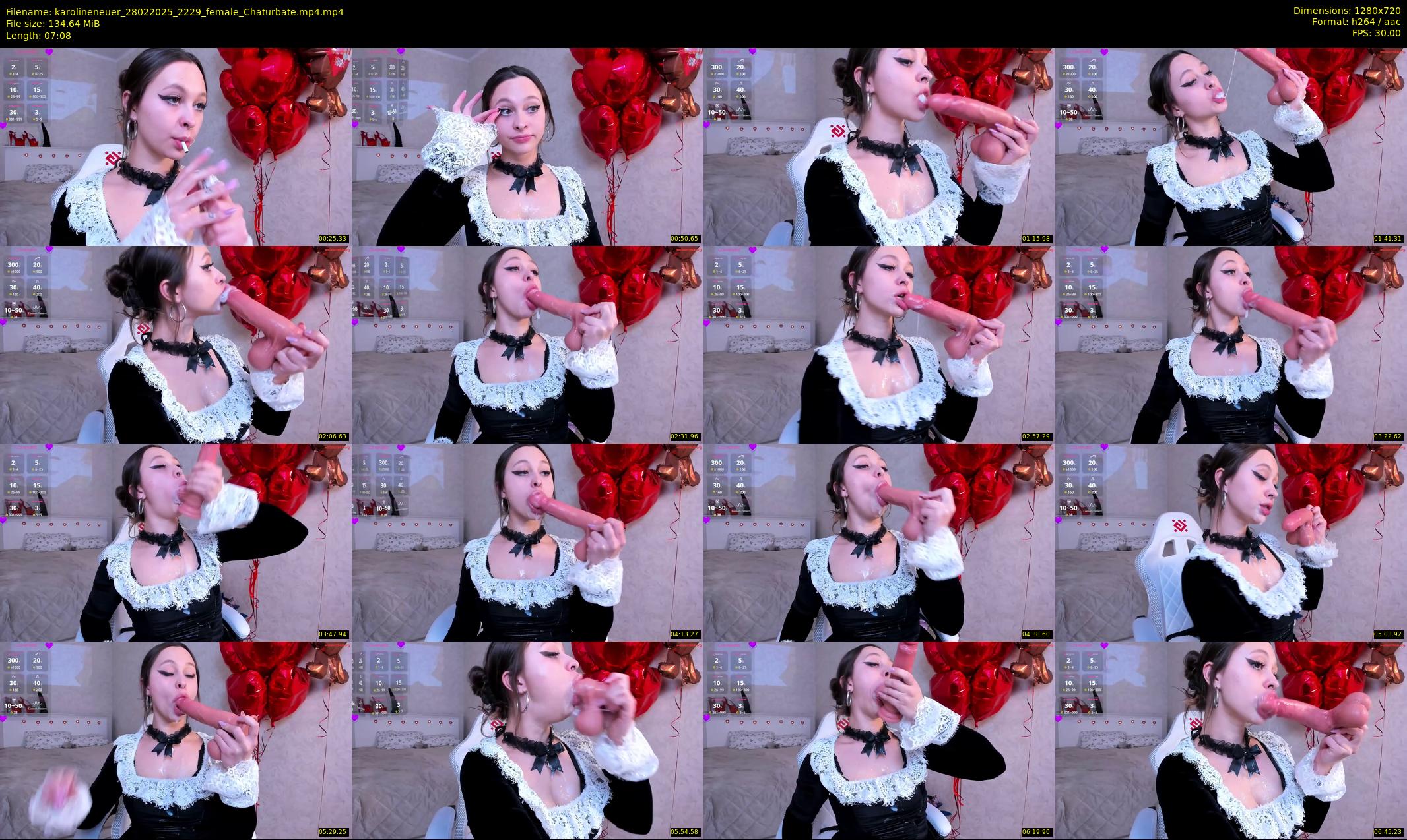 karolineneuer — 8 minute Chaturbate female cam show recording, 720p, Feb 28, 2025