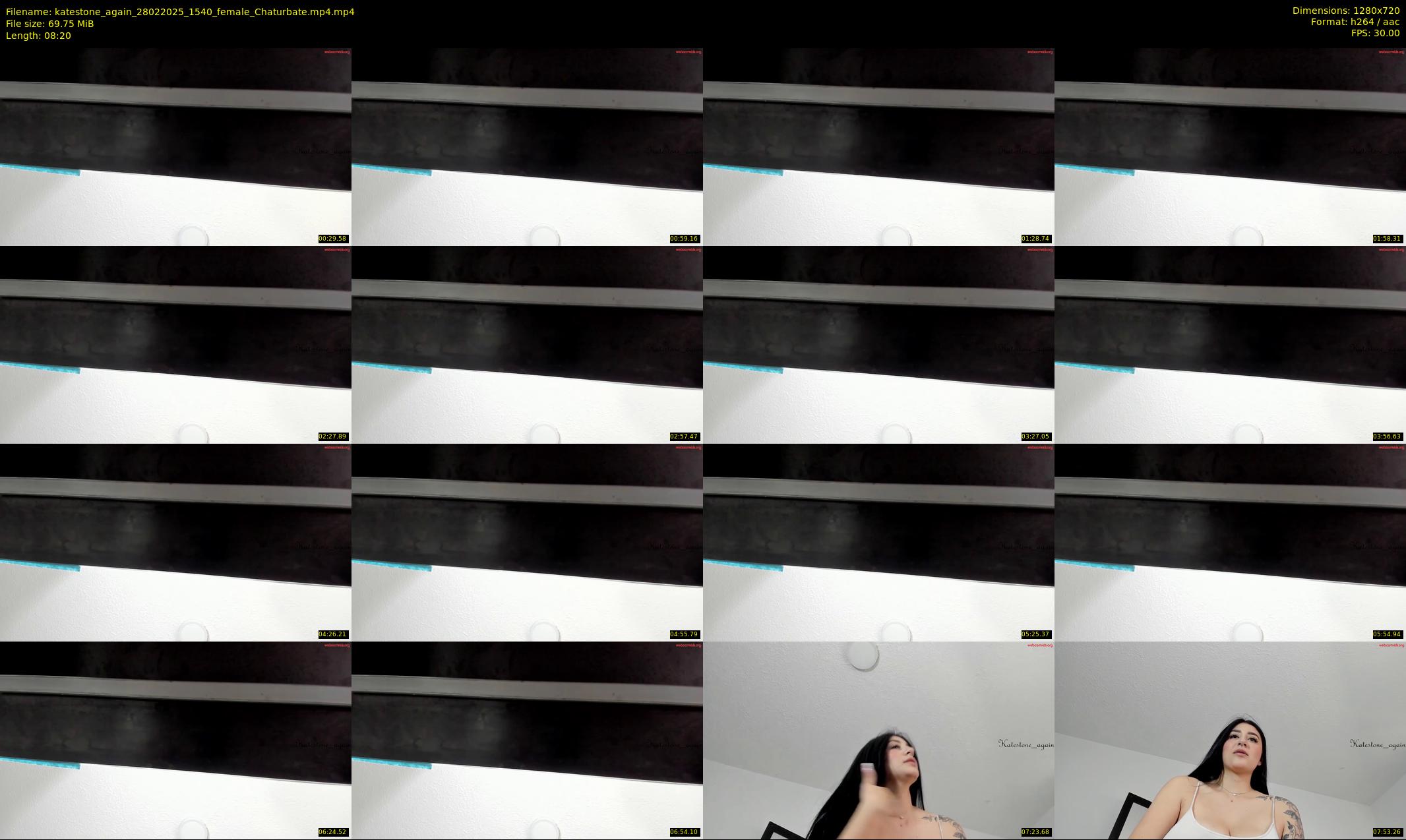 katestone_again — 9 minute Chaturbate female cam show recording, 720p, Feb 28, 2025