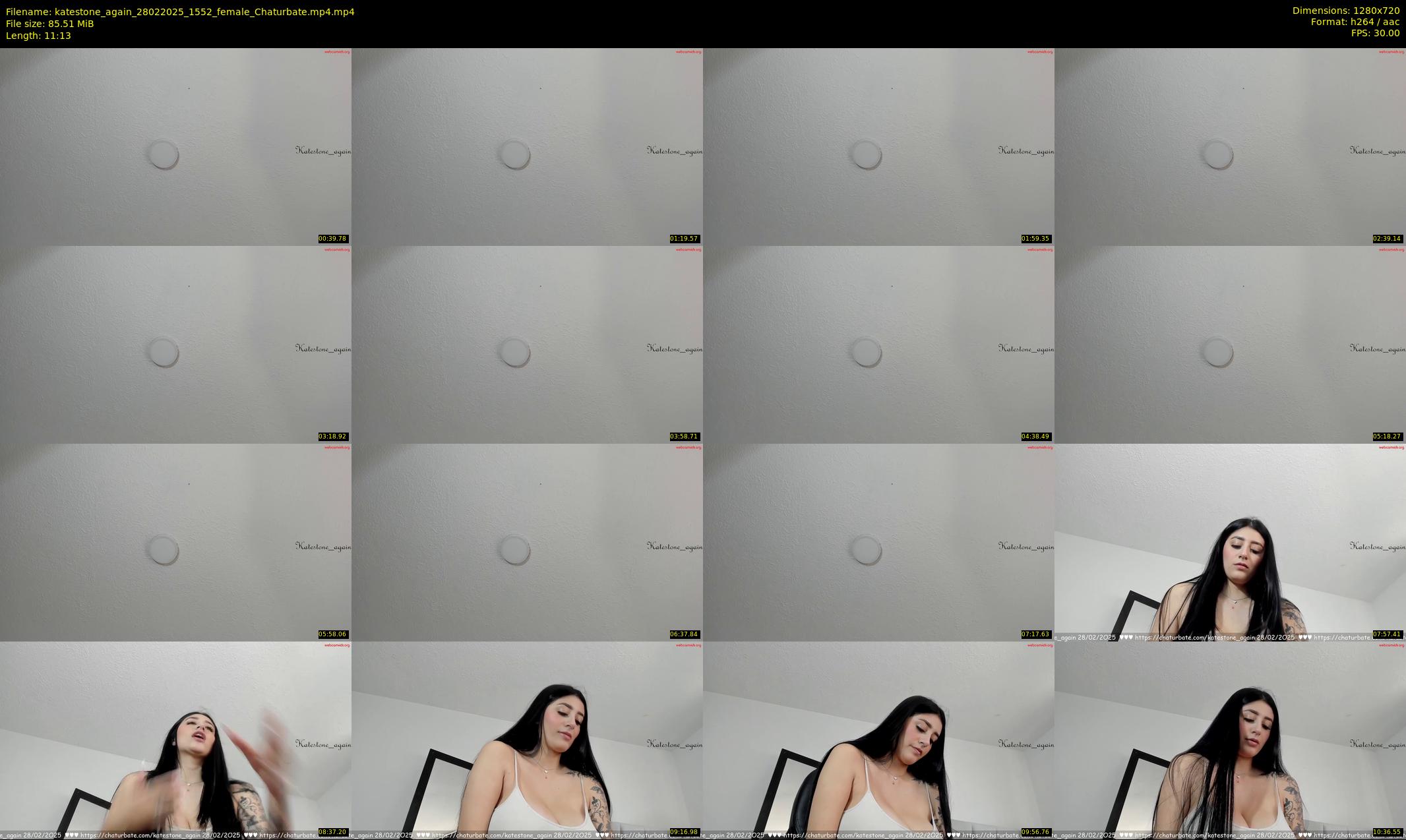 katestone_again — 12 minute Chaturbate female cam show recording, 720p, Feb 28, 2025