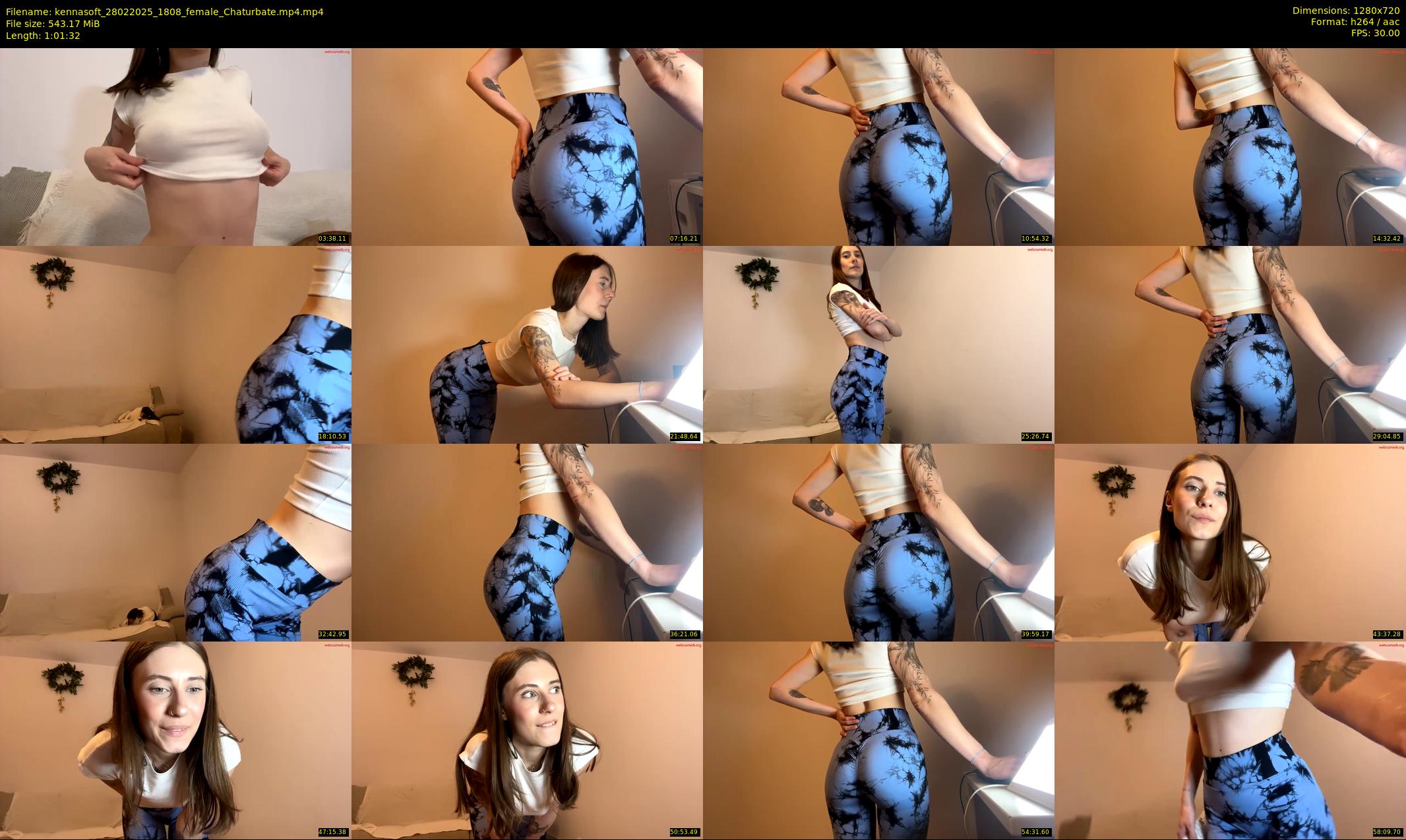 kennasoft — 62 minute Chaturbate female cam show recording, 720p, Feb 28, 2025