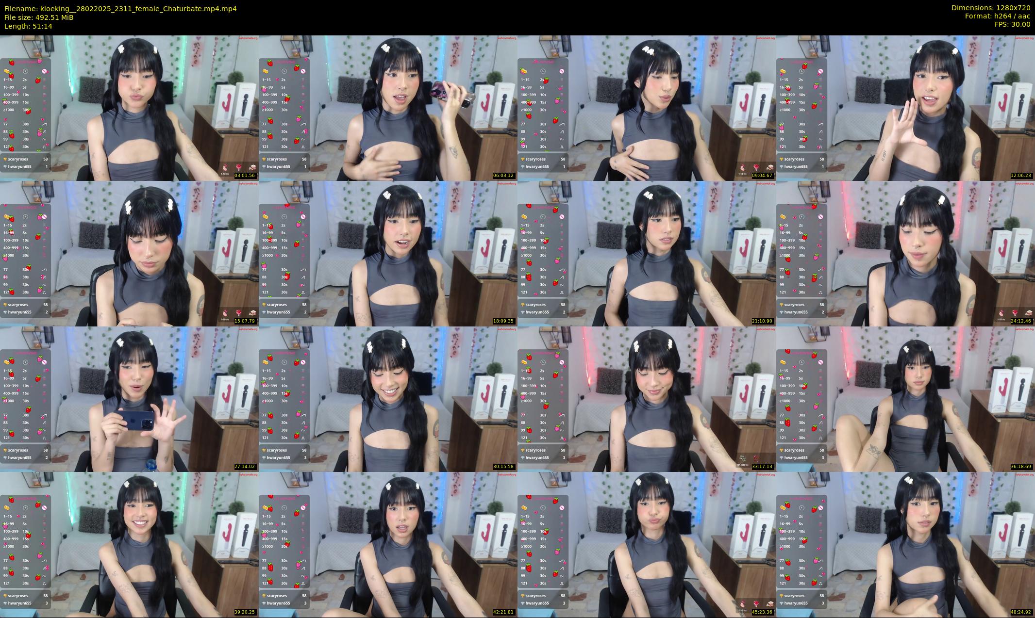 kloeking_ — 52 minute Chaturbate female cam show recording, 720p, Feb 28, 2025