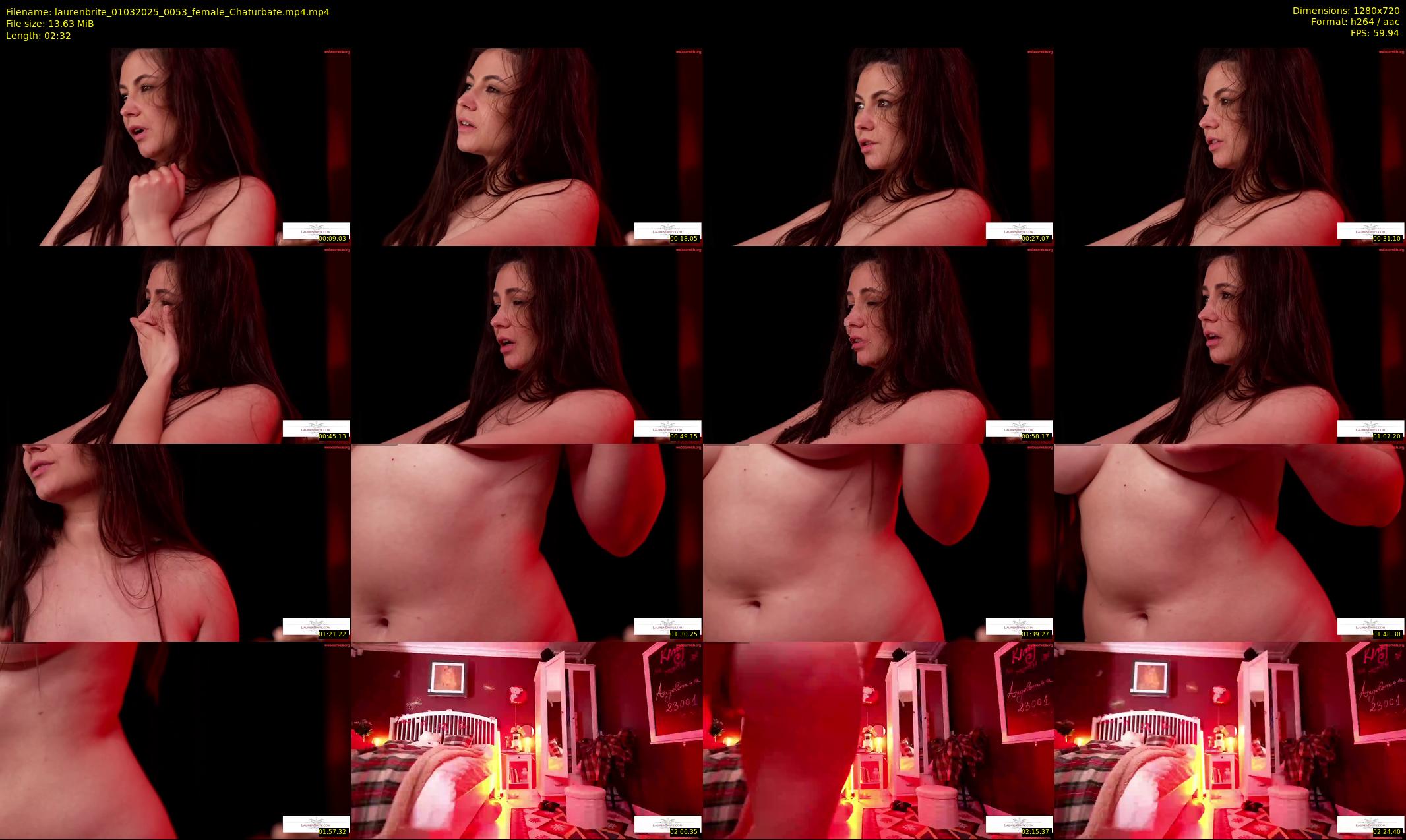 laurenbrite — 3 minute Chaturbate female cam show recording, 720p, Mar 1, 2025