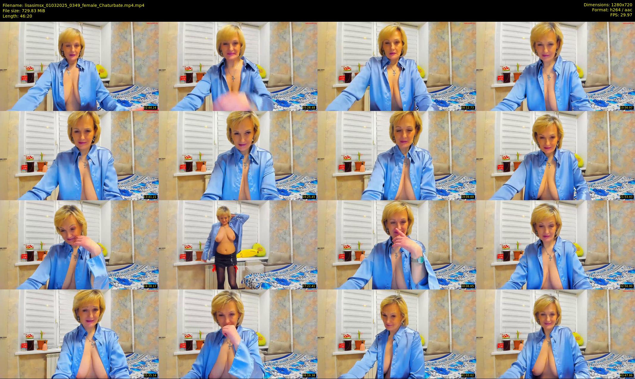 lisasimsx — 47 minute Chaturbate female cam show recording, 720p, Mar 1, 2025