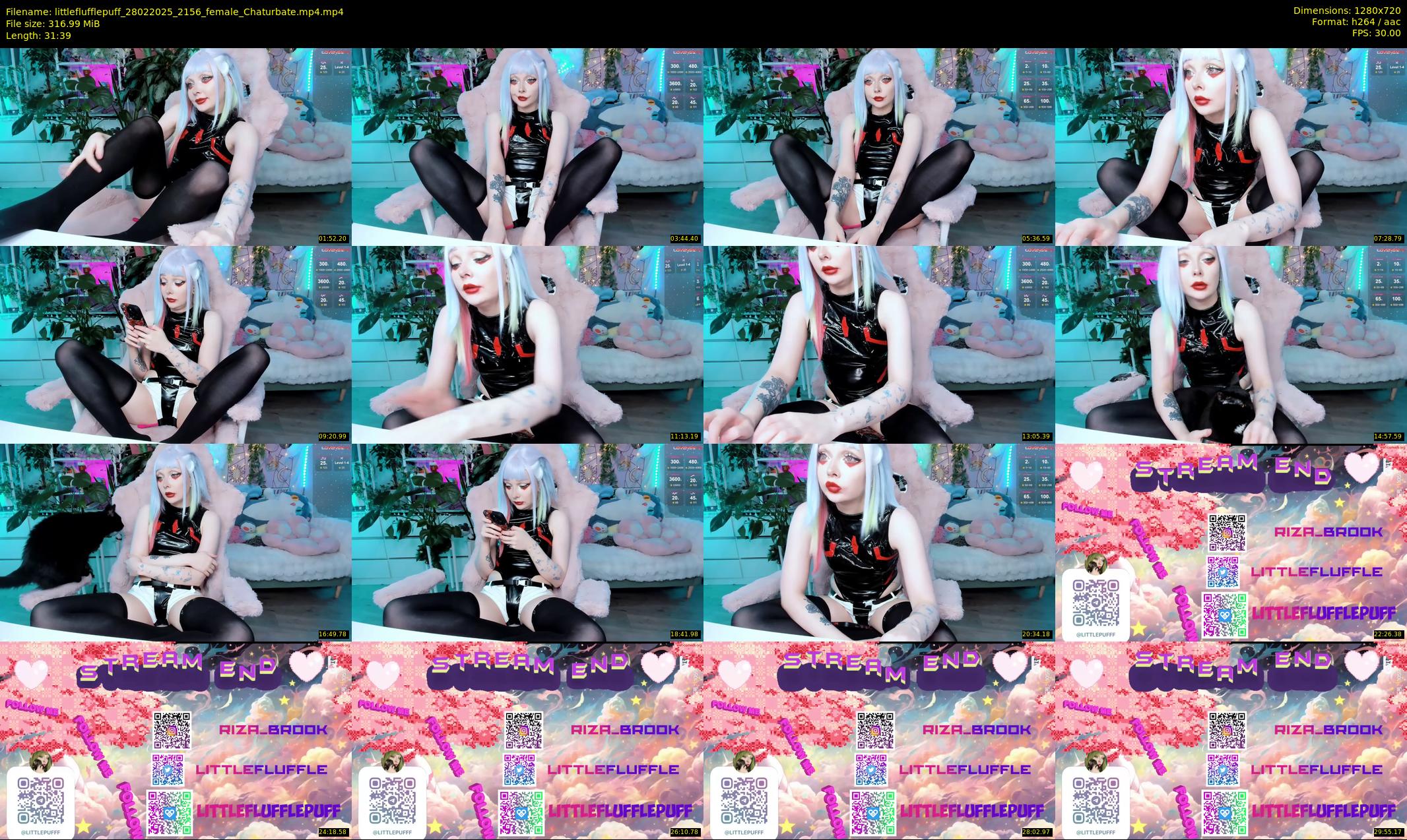 littleflufflepuff — 32 minute Chaturbate female cam show recording, 720p, Feb 28, 2025
