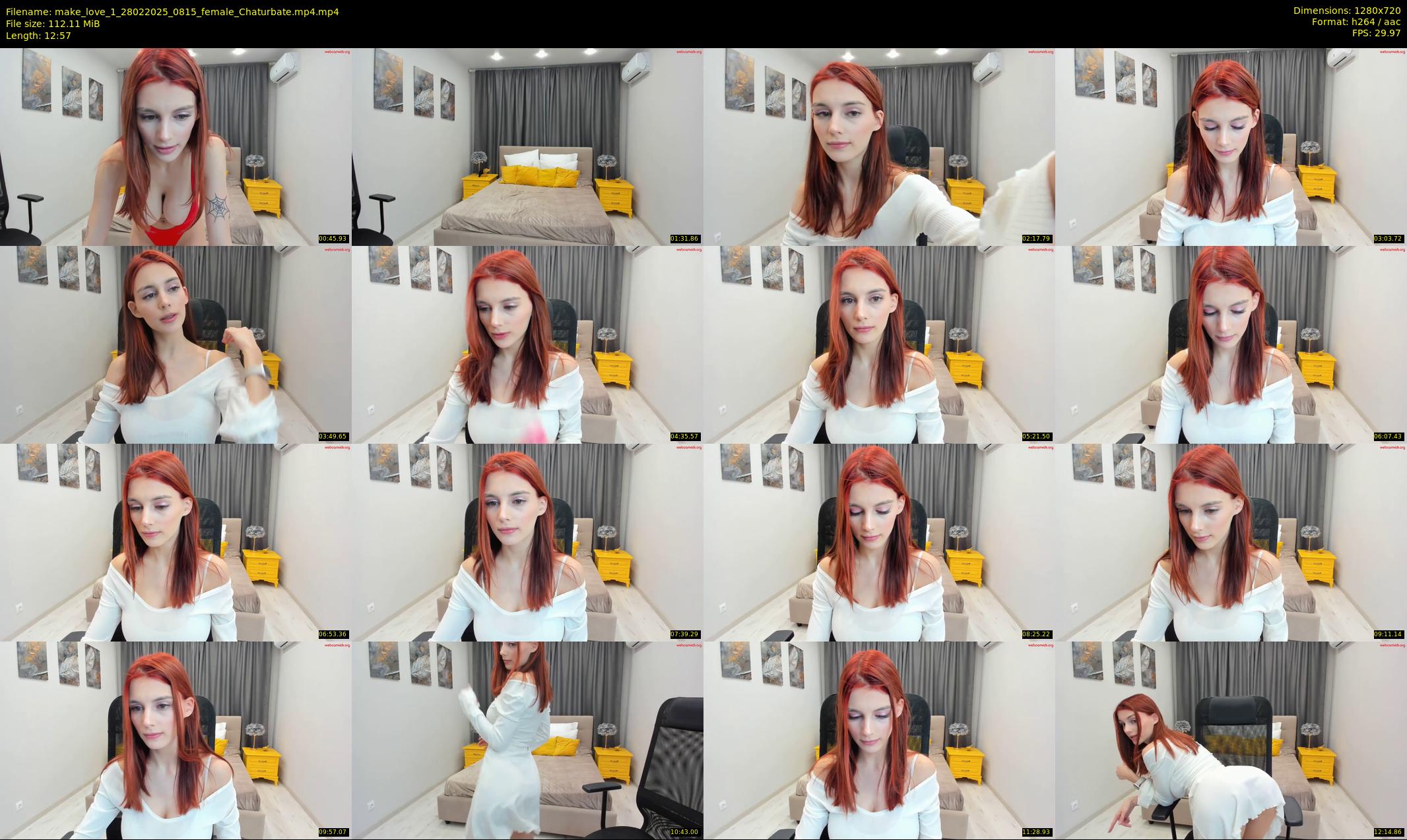 make_love_1 — 13 minute Chaturbate female cam show recording, 720p, Feb 28, 2025