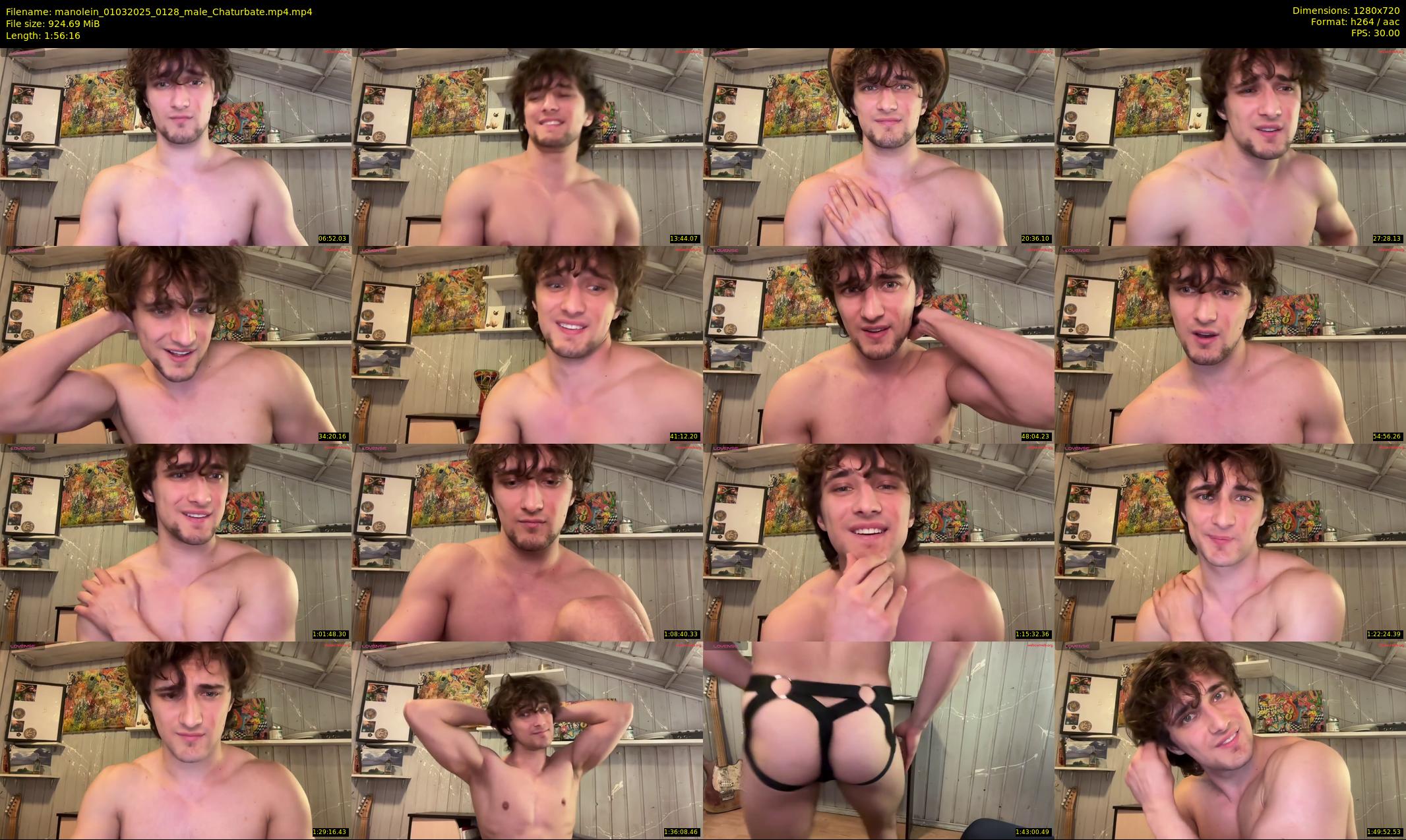 manolein — 117 minute Chaturbate male cam show recording, 720p, Mar 1, 2025