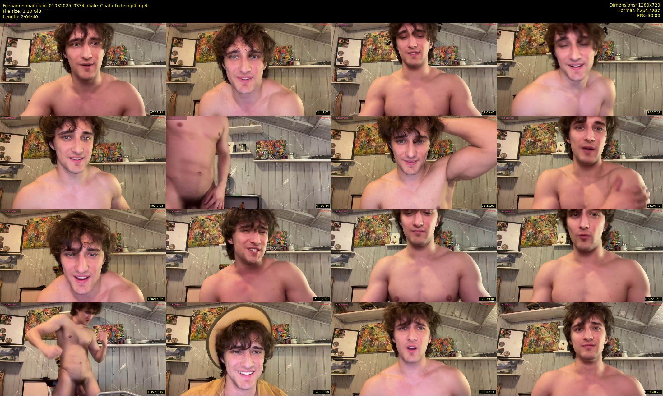 manolein — 125 minute Chaturbate male cam show recording, 720p, Mar 1, 2025