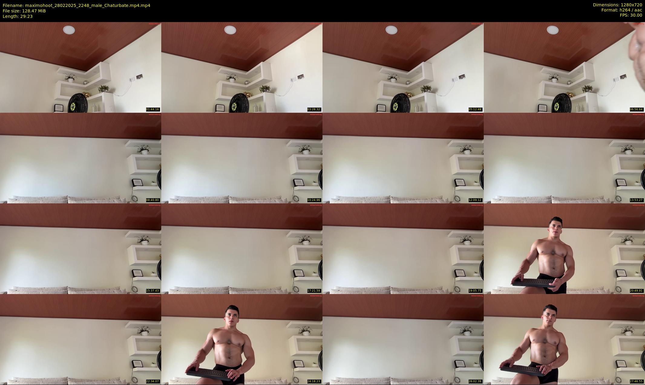 maximohoot — 30 minute Chaturbate male cam show recording, 720p, Feb 28, 2025