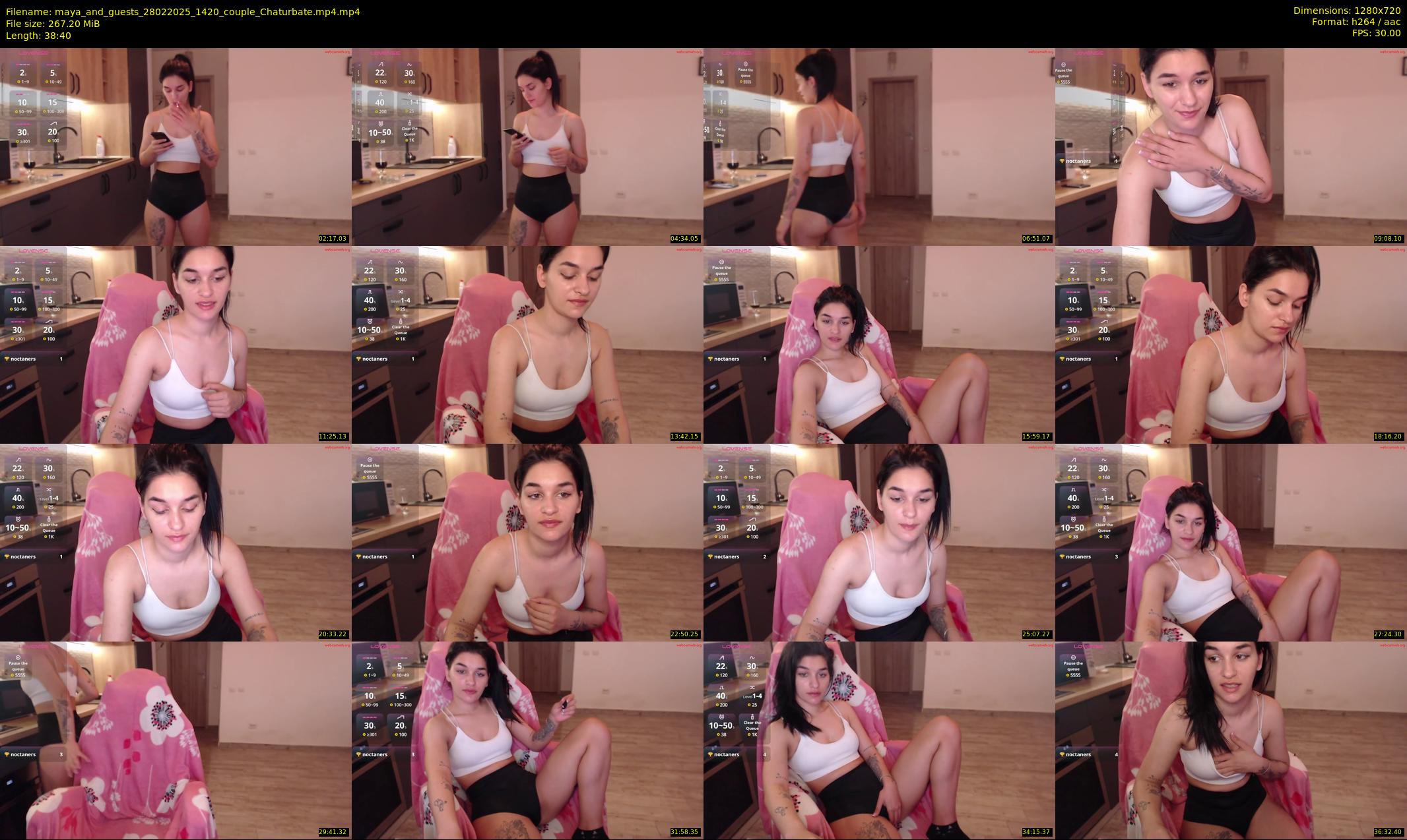 maya_and_guests — 39 minute Chaturbate couple cam show recording, 720p, Feb 28, 2025