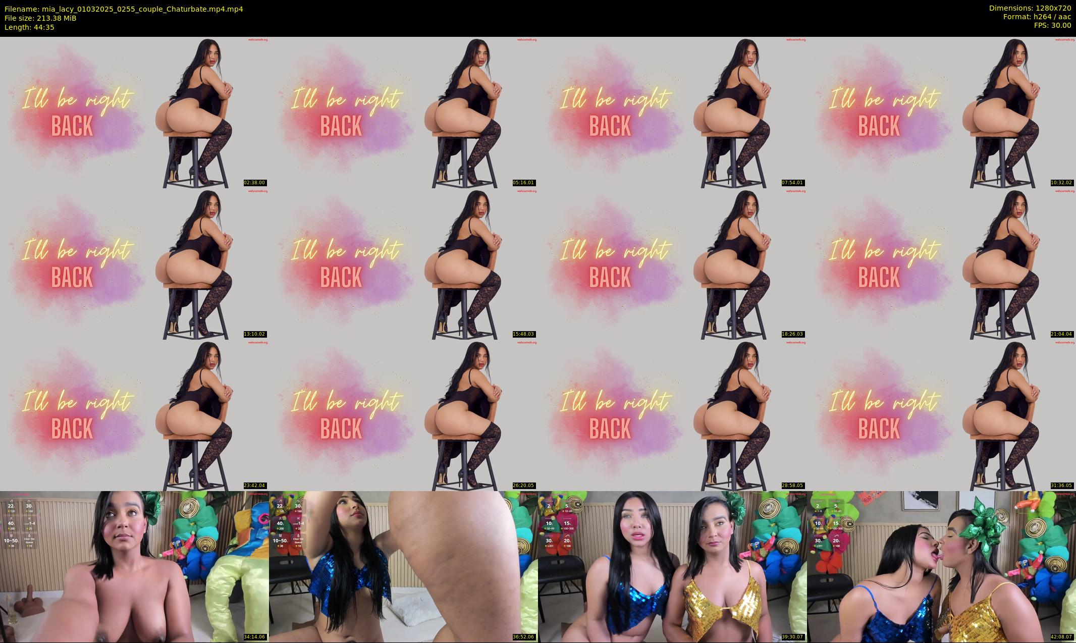 mia_lacy — 45 minute Chaturbate female cam show recording, 720p, Mar 1, 2025