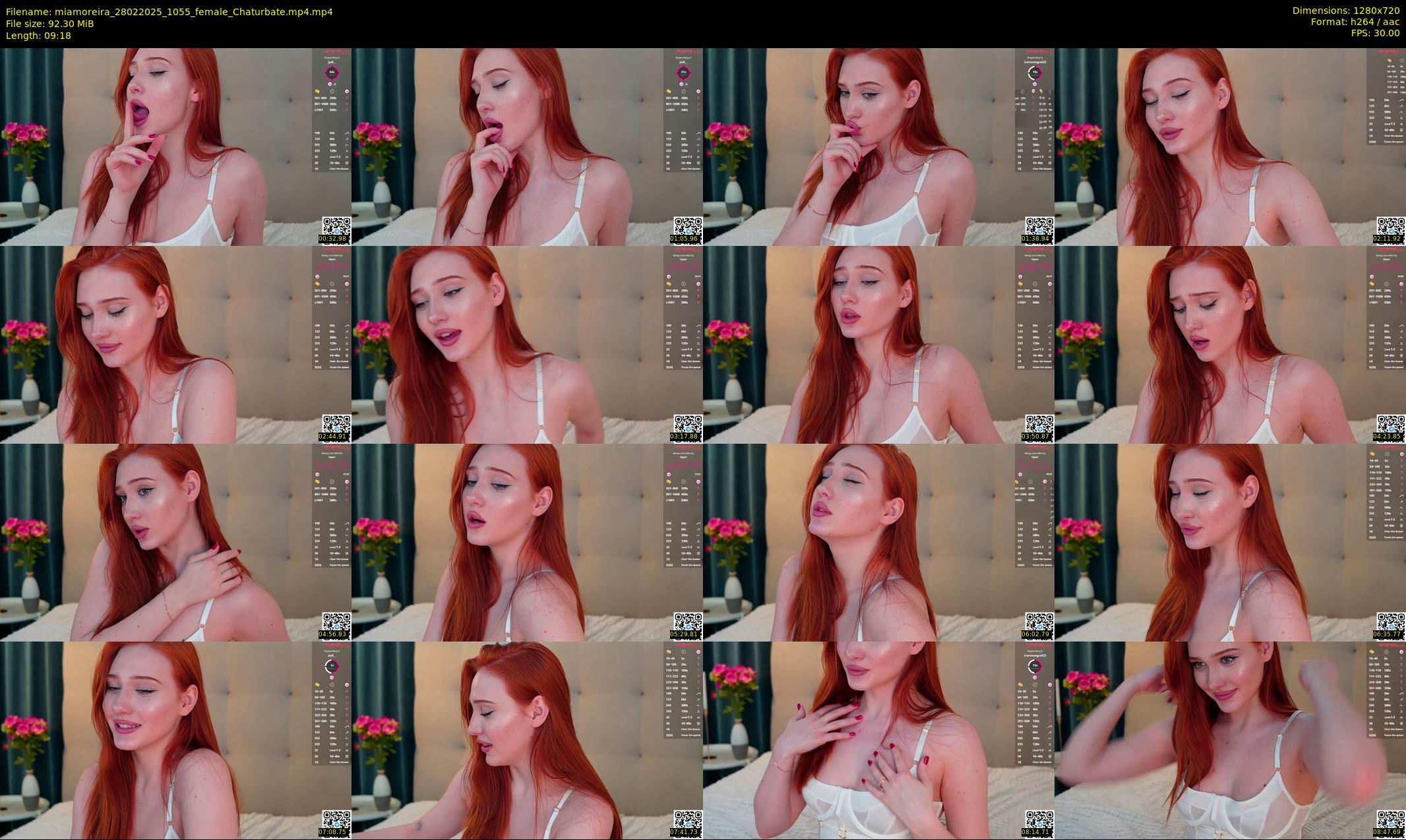 miamoreira — 10 minute Chaturbate female cam show recording, 720p, Feb 28, 2025