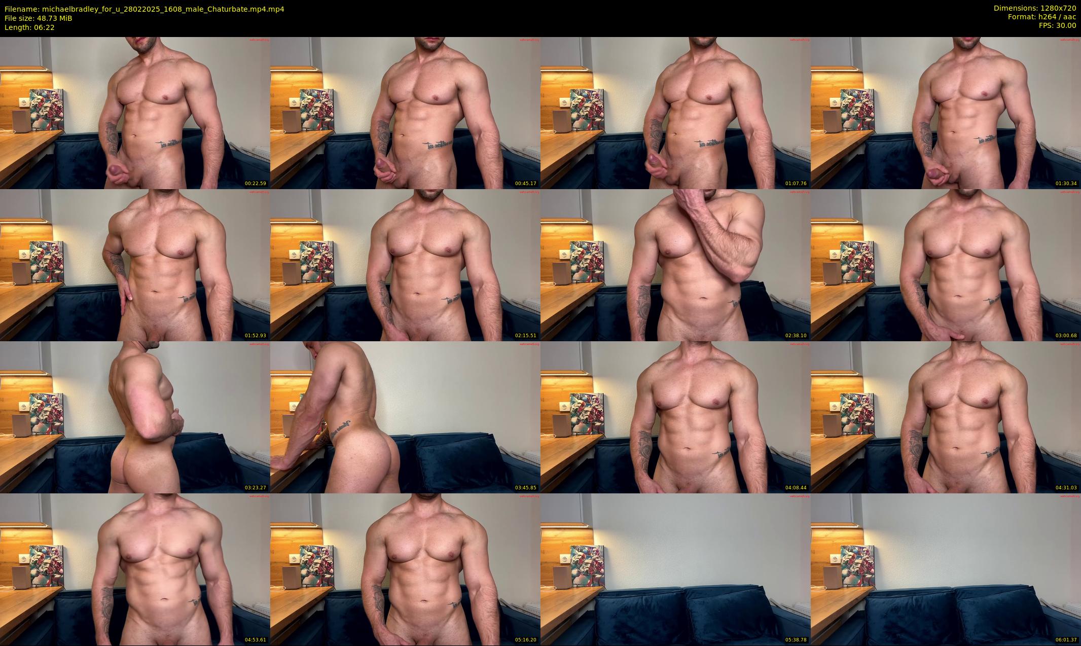 michaelbradley_for_u — 7 minute Chaturbate male cam show recording, 720p, Feb 28, 2025