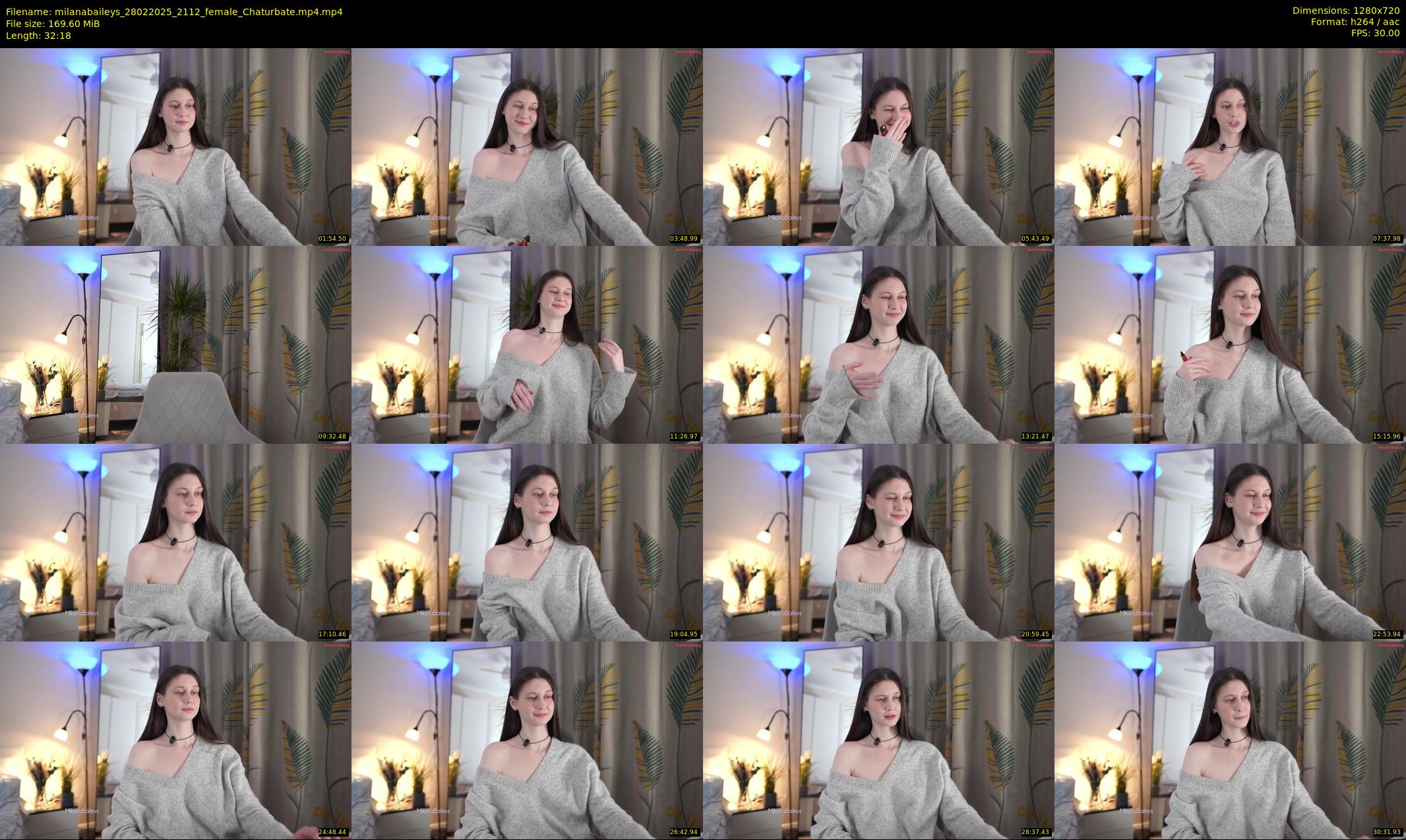 milanabaileys — 33 minute Chaturbate female cam show recording, 720p, Feb 28, 2025