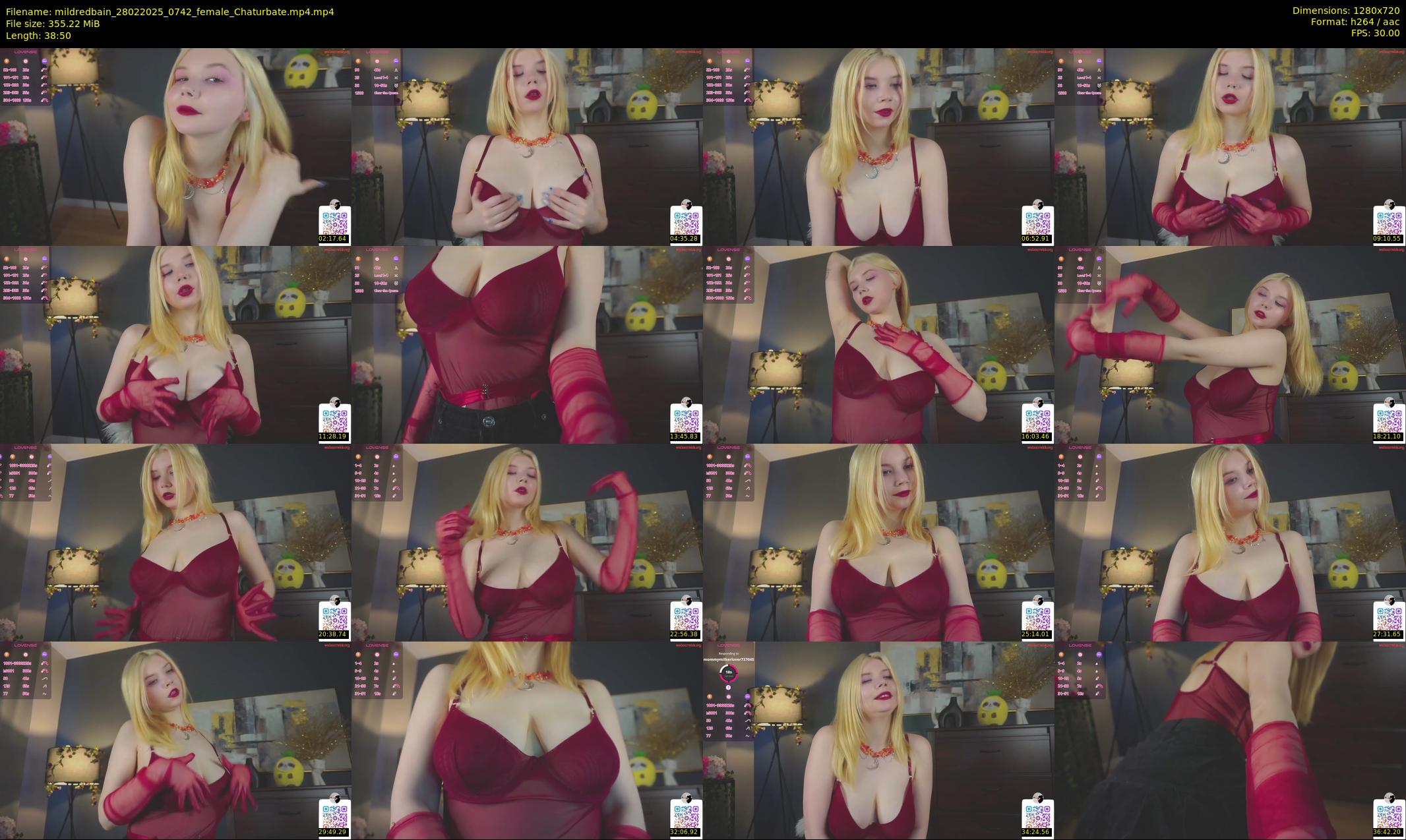 mildredbain — 39 minute Chaturbate female cam show recording, 720p, Feb 28, 2025