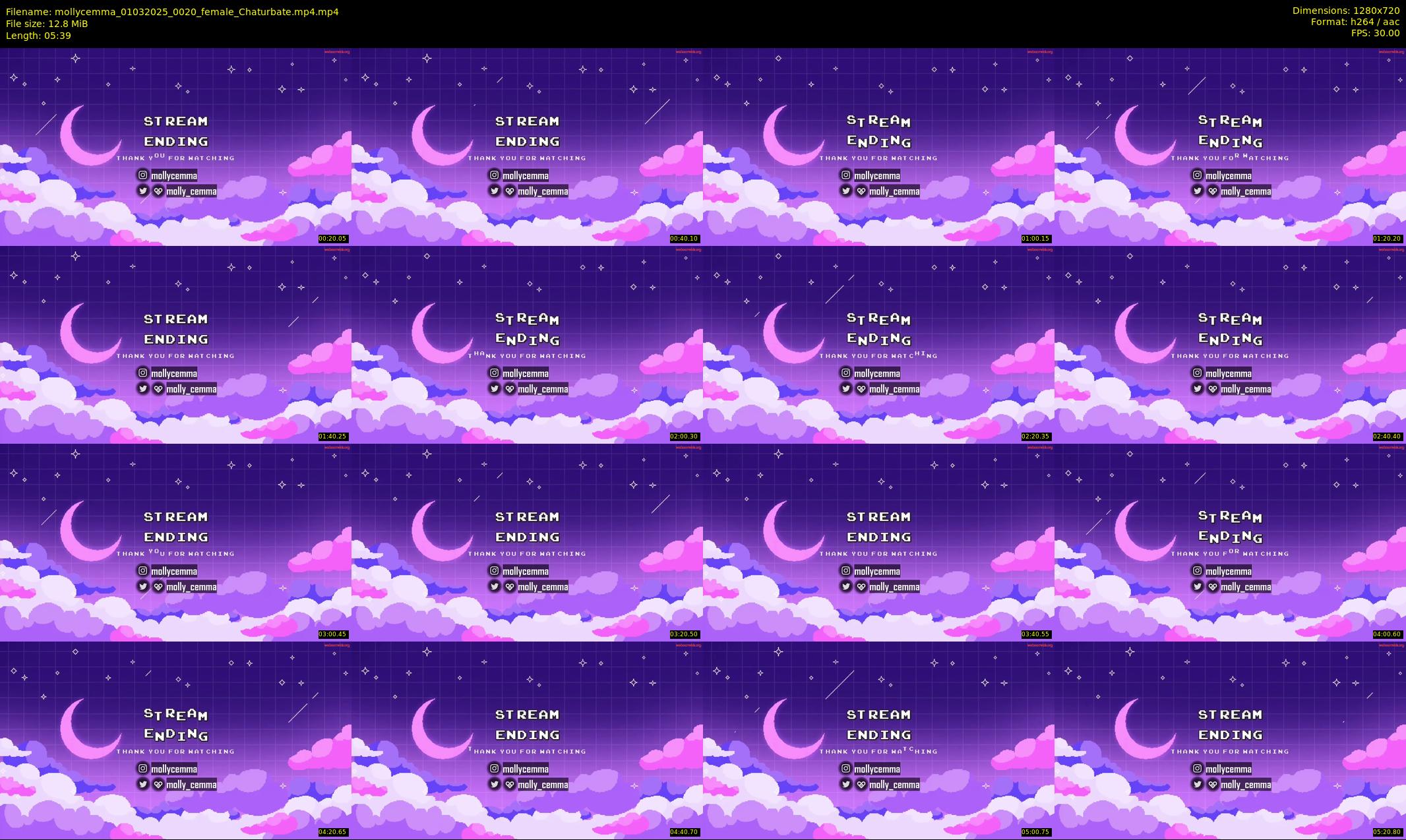 mollycemma — 6 minute Chaturbate female cam show recording, 720p, Mar 1, 2025