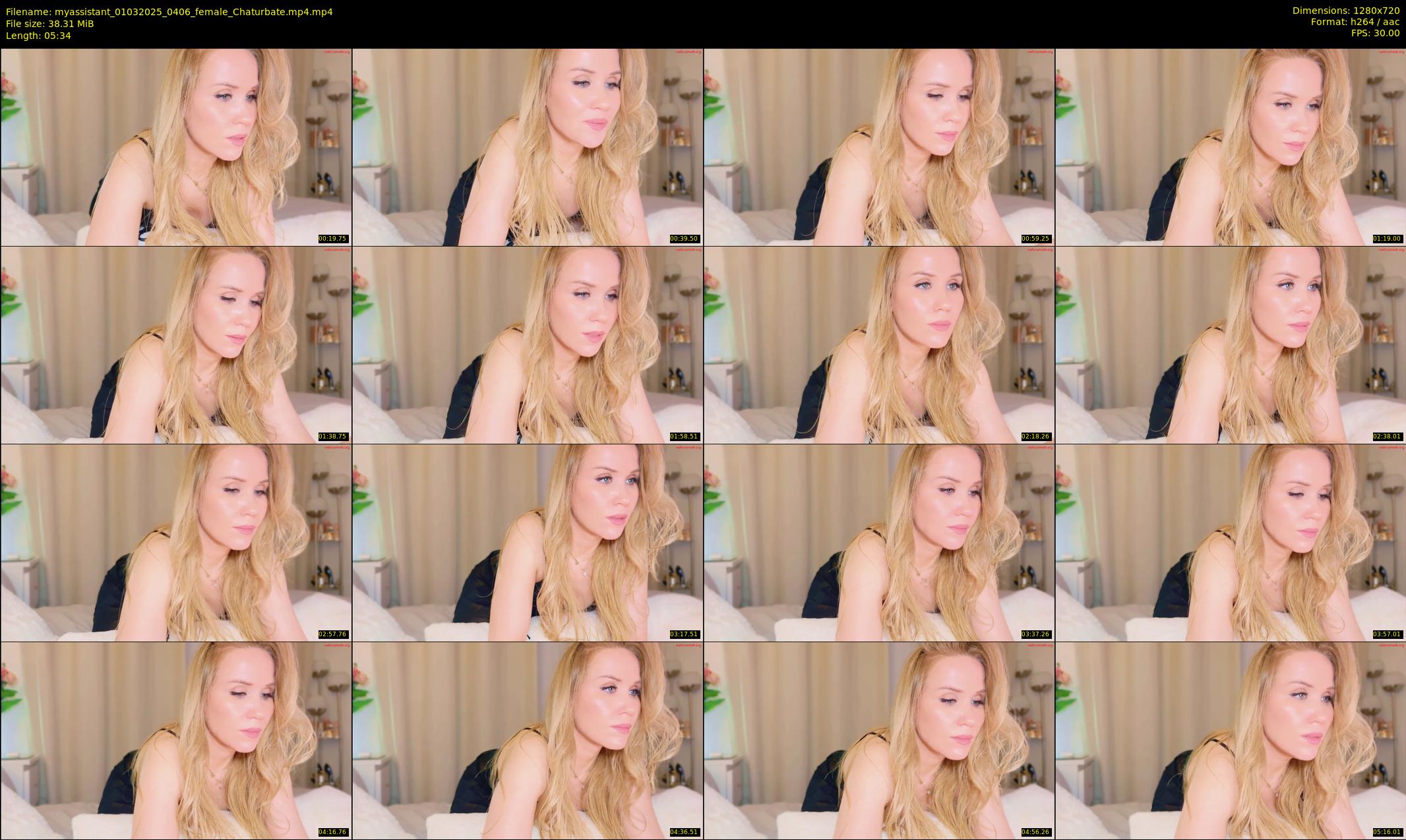 myassistant — 6 minute Chaturbate female cam show recording, 720p, Mar 1, 2025