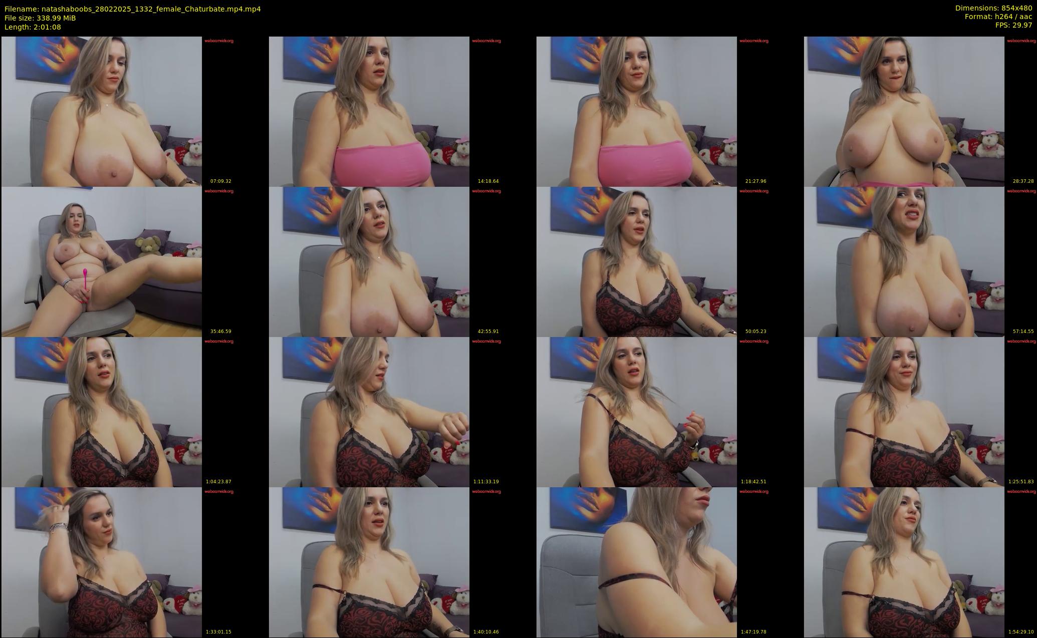 natashaboobs — 122 minute Chaturbate female cam show recording, 480p, Feb 28, 2025
