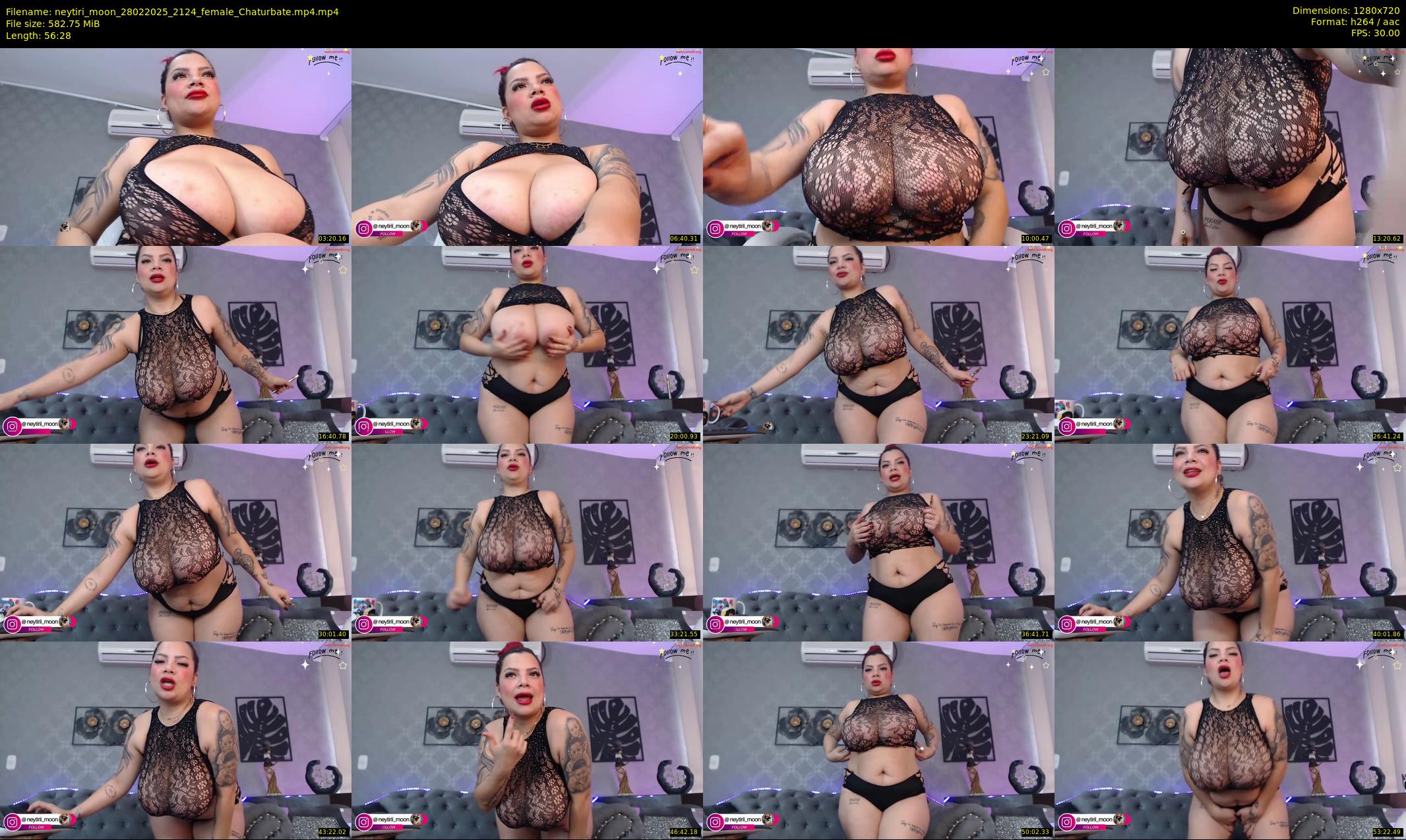 neytiri_moon — 57 minute Chaturbate female cam show recording, 720p, Feb 28, 2025