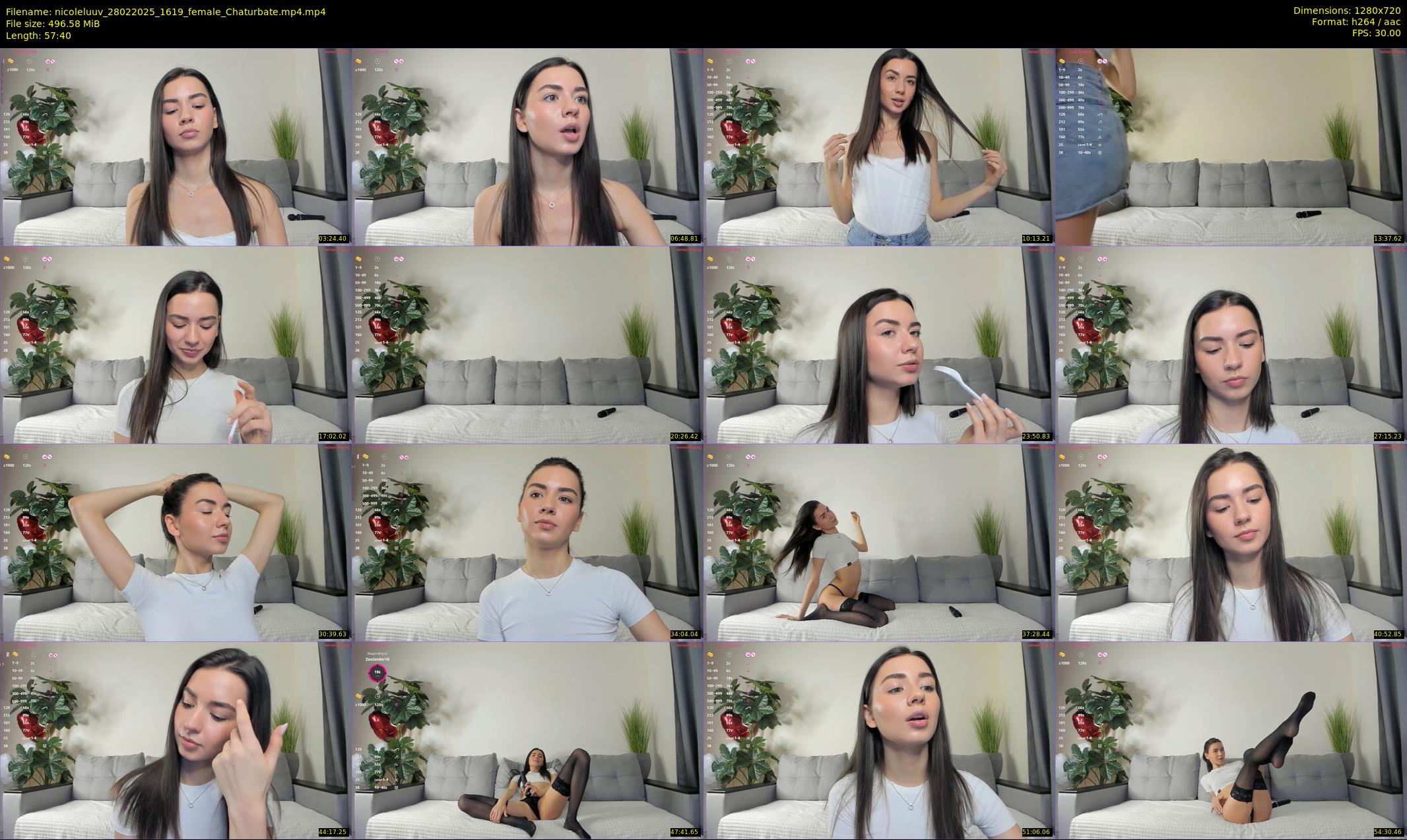 nicoleluuv — 58 minute Chaturbate female cam show recording, 720p, Feb 28, 2025