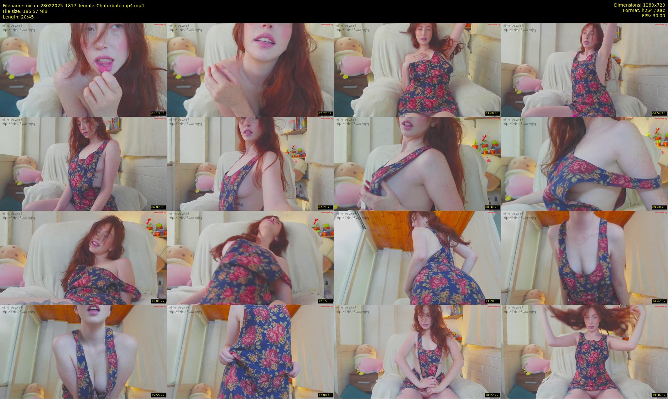 niilaa — 21 minute Chaturbate female cam show recording, 720p, Feb 28, 2025