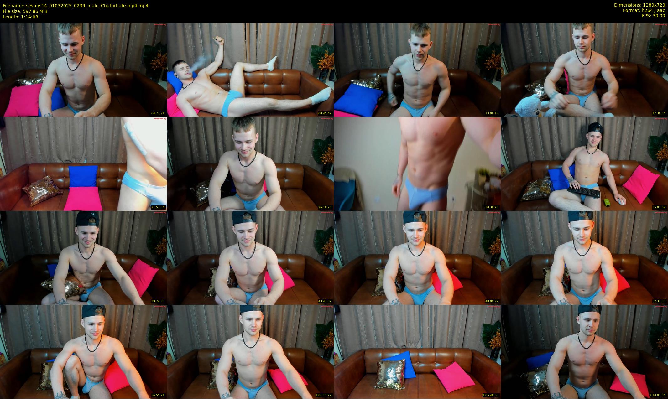 sevans14 — 75 minute Chaturbate male cam show recording, 720p, Mar 1, 2025