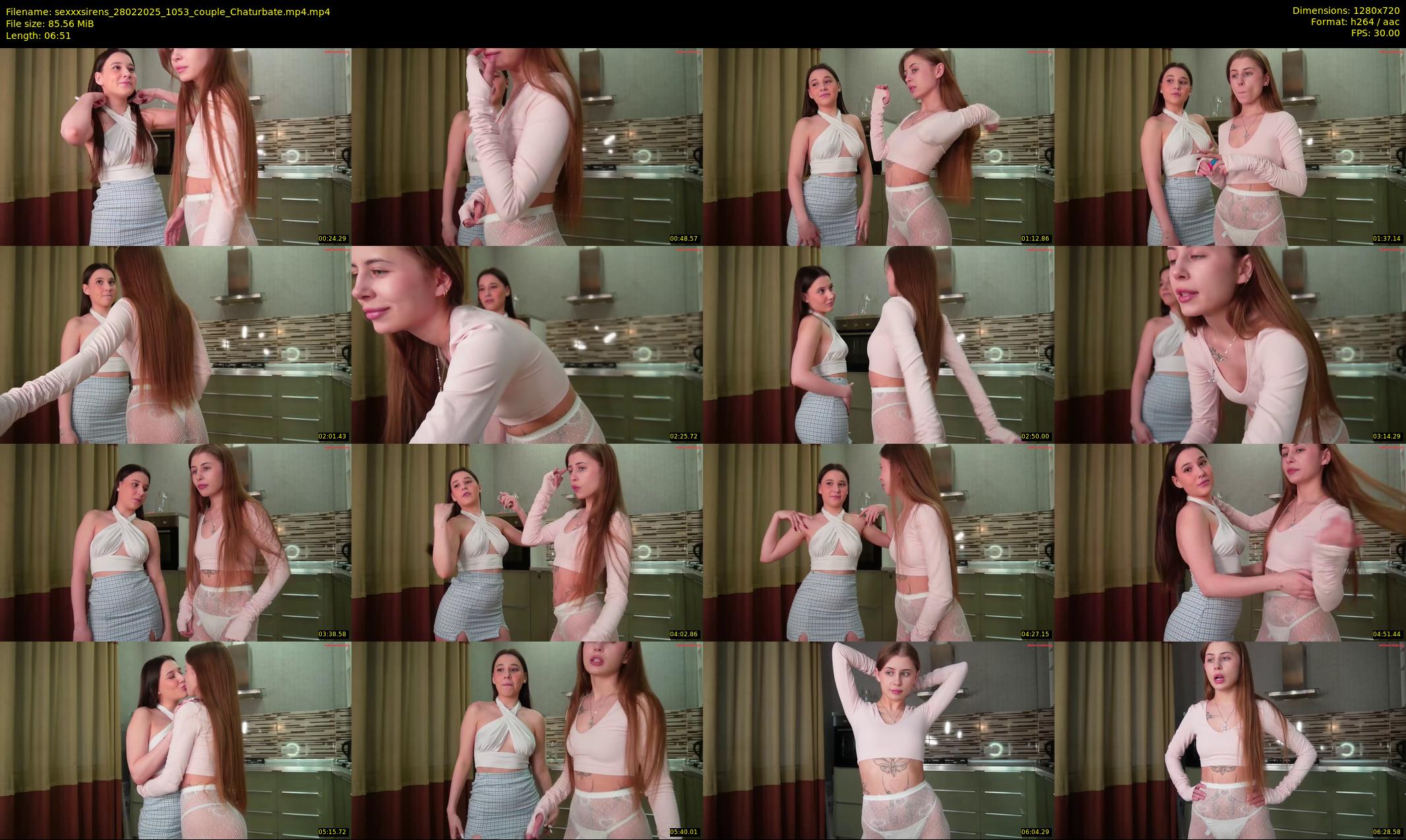sexxxsirens — 7 minute Chaturbate couple cam show recording, 720p, Feb 28, 2025