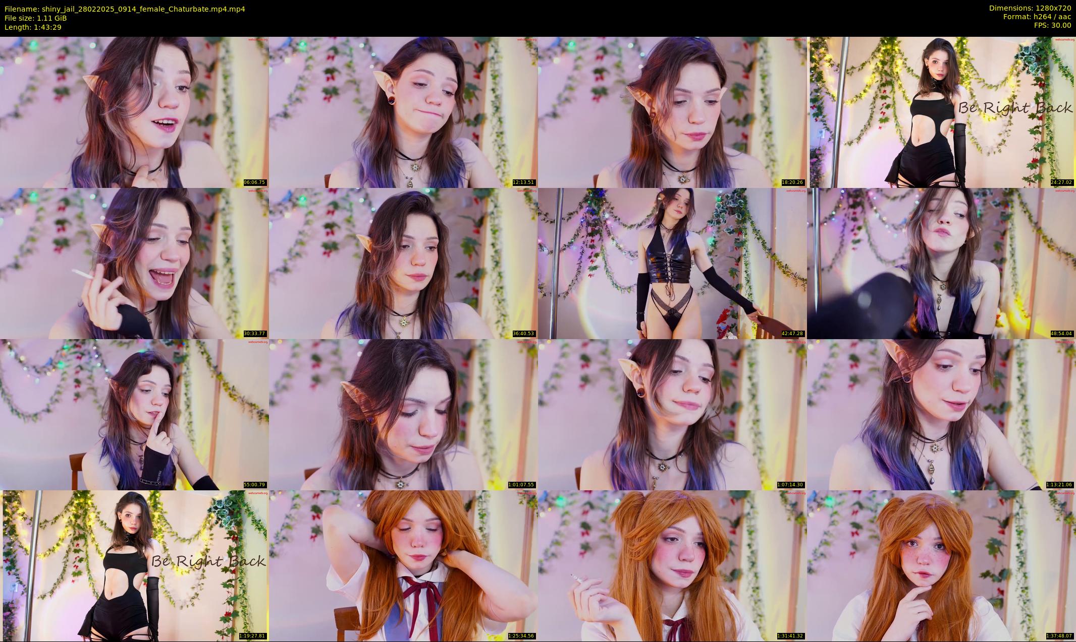 shiny_jail — 104 minute Chaturbate female cam show recording, 720p, Feb 28, 2025