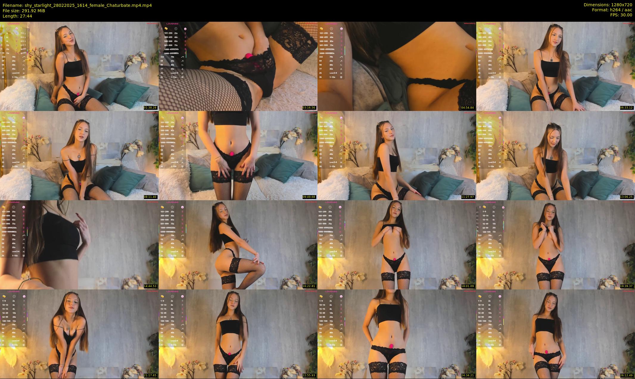 shy_starlight — 28 minute Chaturbate female cam show recording, 720p, Feb 28, 2025