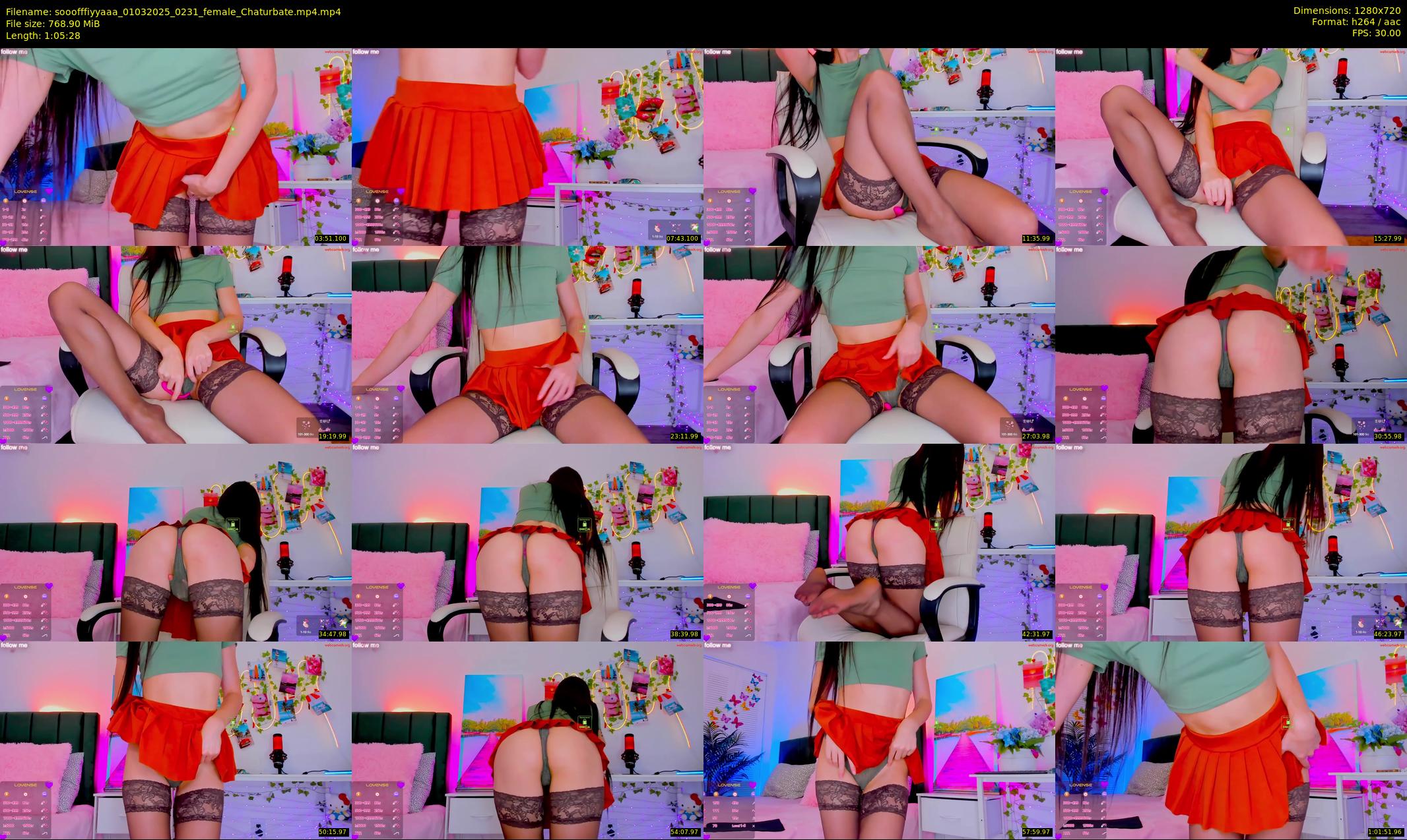 sooofffiyyaaa — 66 minute Chaturbate female cam show recording, 720p, Mar 1, 2025