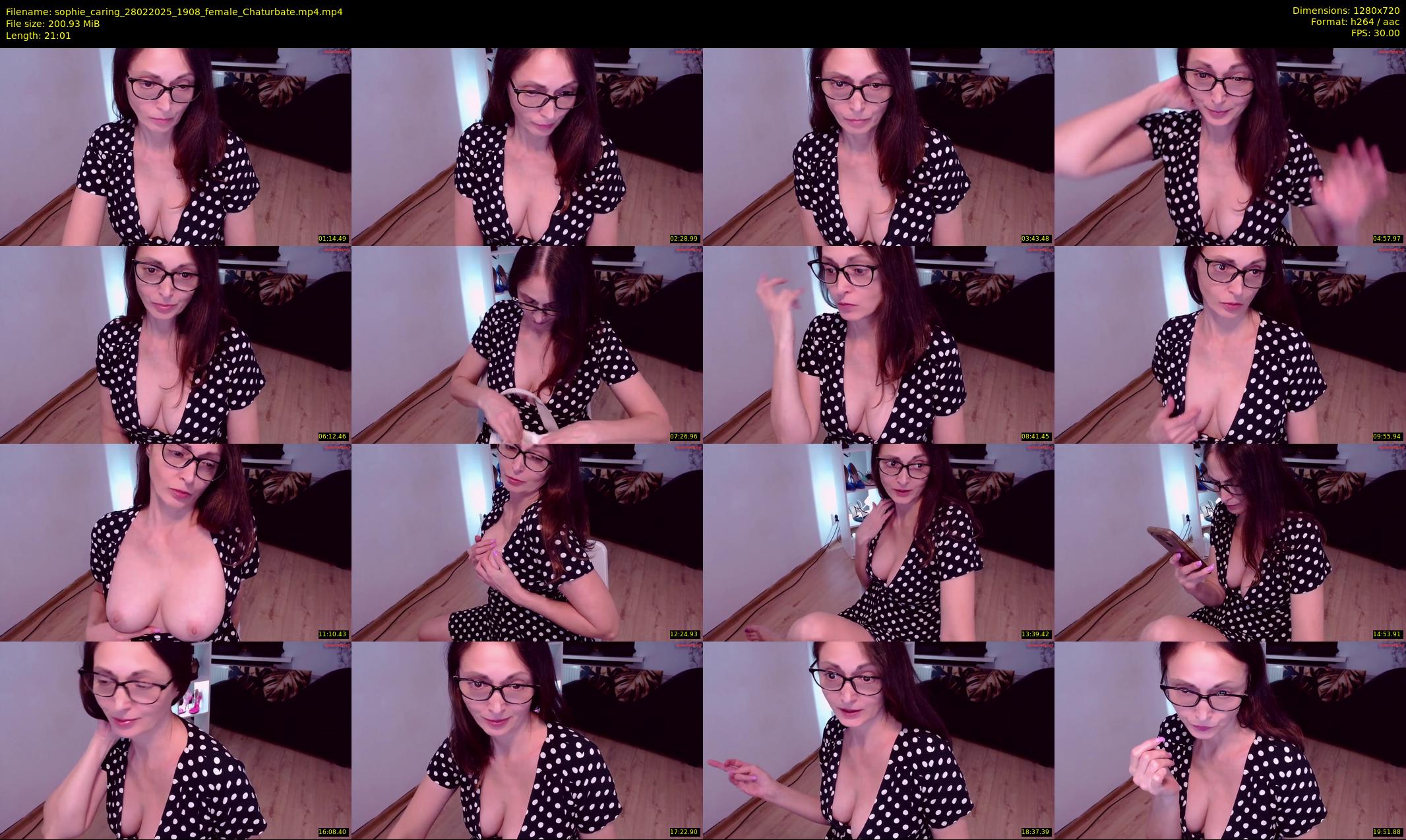 sophie_caring — 22 minute Chaturbate female cam show recording, 720p, Feb 28, 2025