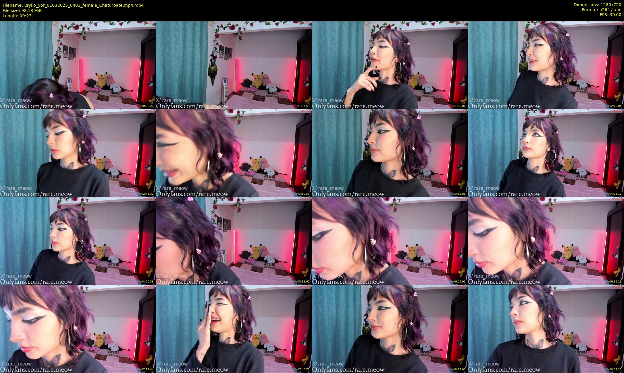 uryko_yor — 10 minute Chaturbate female cam show recording, 720p, Mar 1, 2025