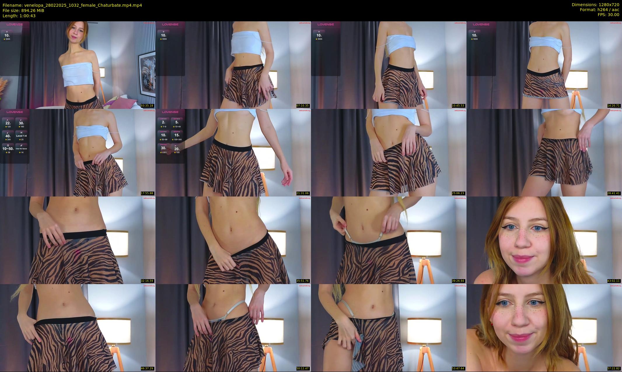 venelopa — 61 minute Chaturbate female cam show recording, 720p, Feb 28, 2025