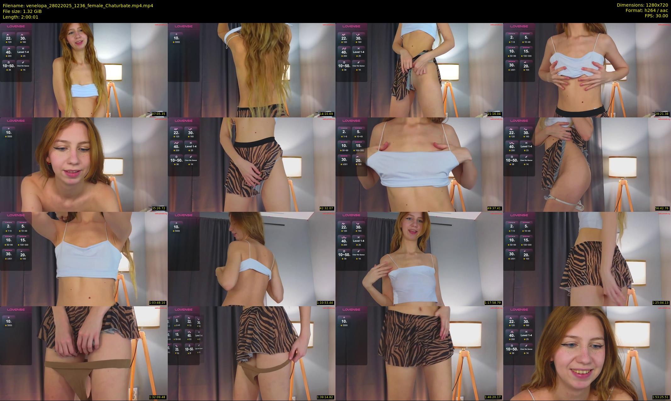 venelopa — 121 minute Chaturbate female cam show recording, 720p, Feb 28, 2025