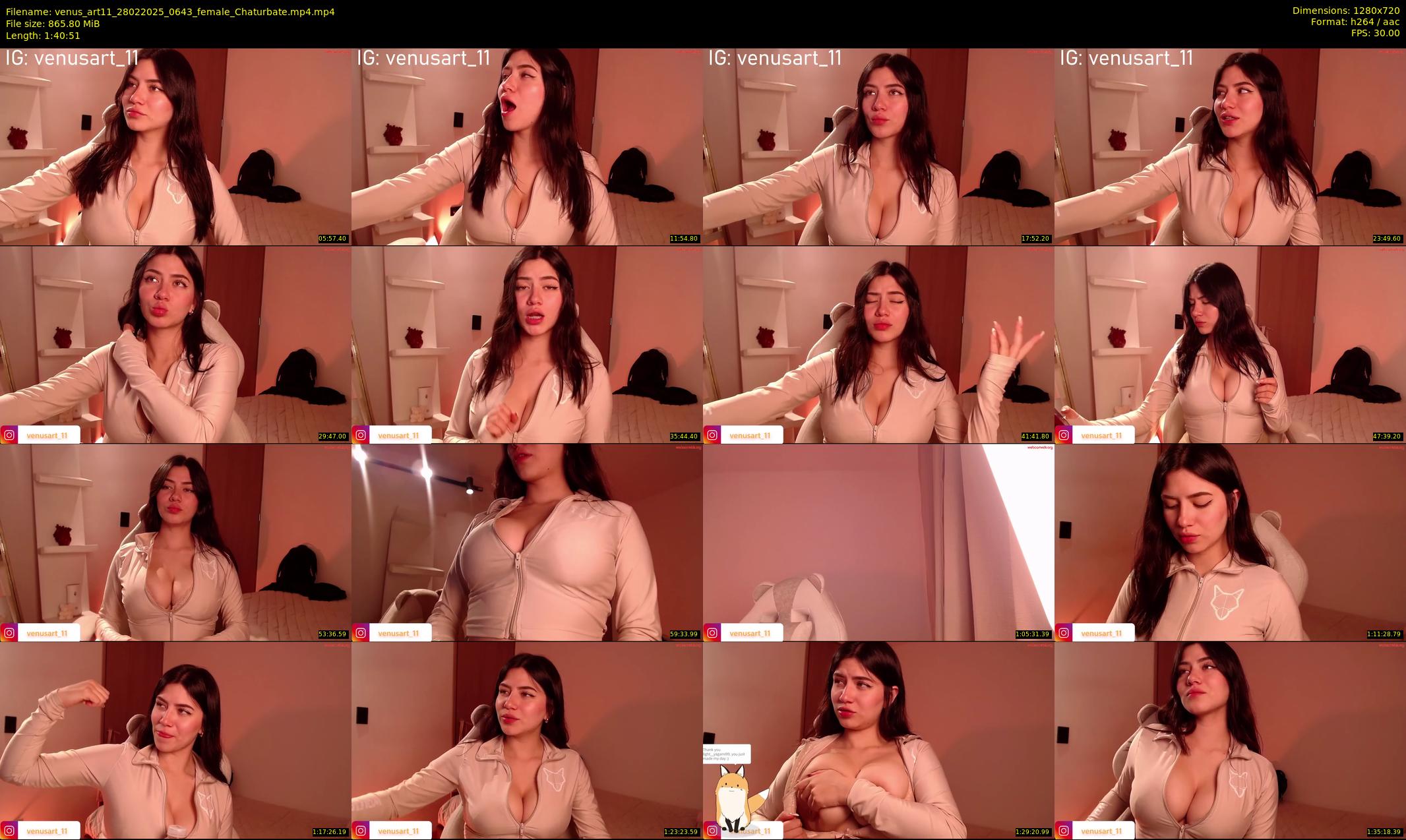 venus_art11 — 101 minute Chaturbate female cam show recording, 720p, Feb 28, 2025