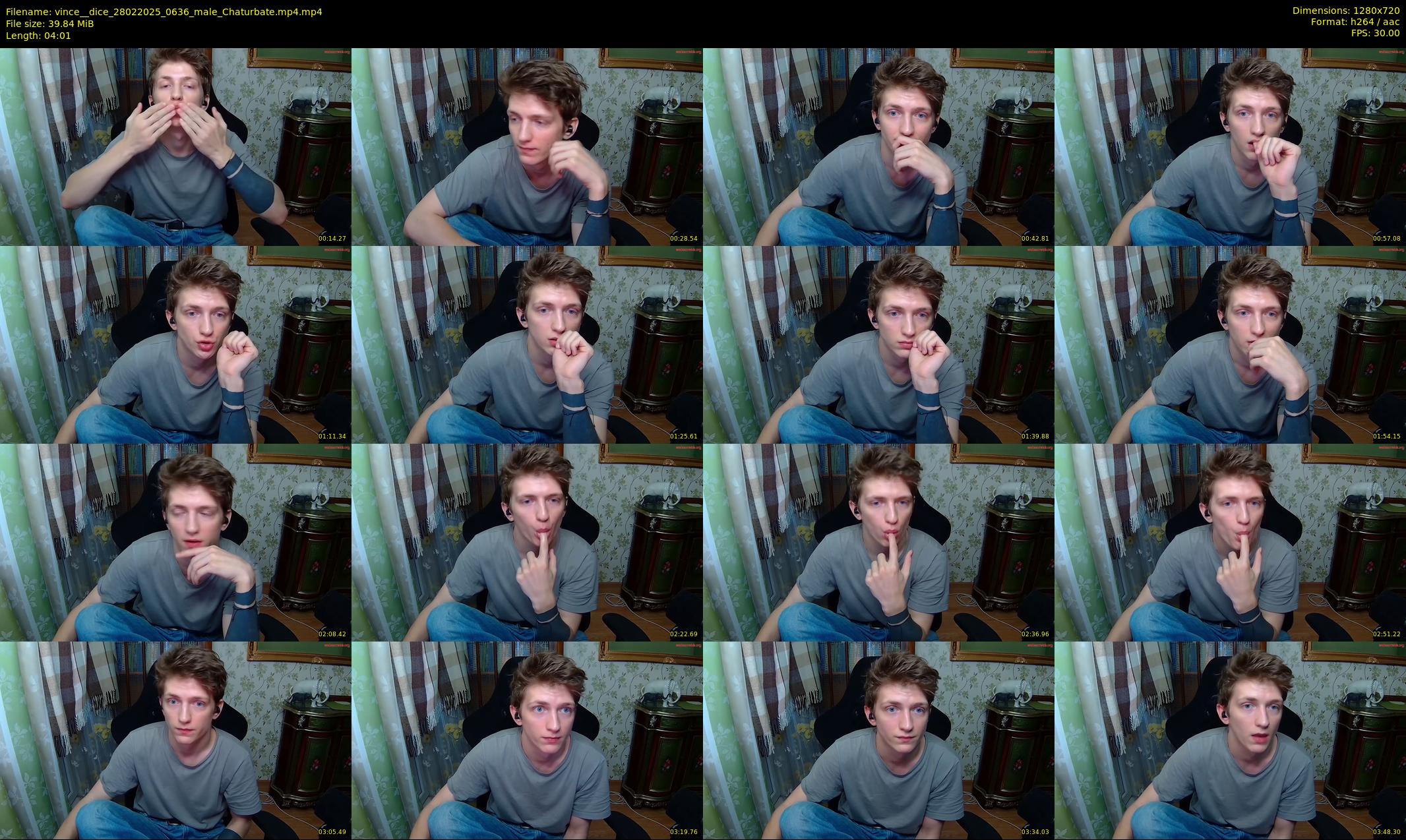 vince__dice — 5 minute Chaturbate male cam show recording, 720p, Feb 28, 2025