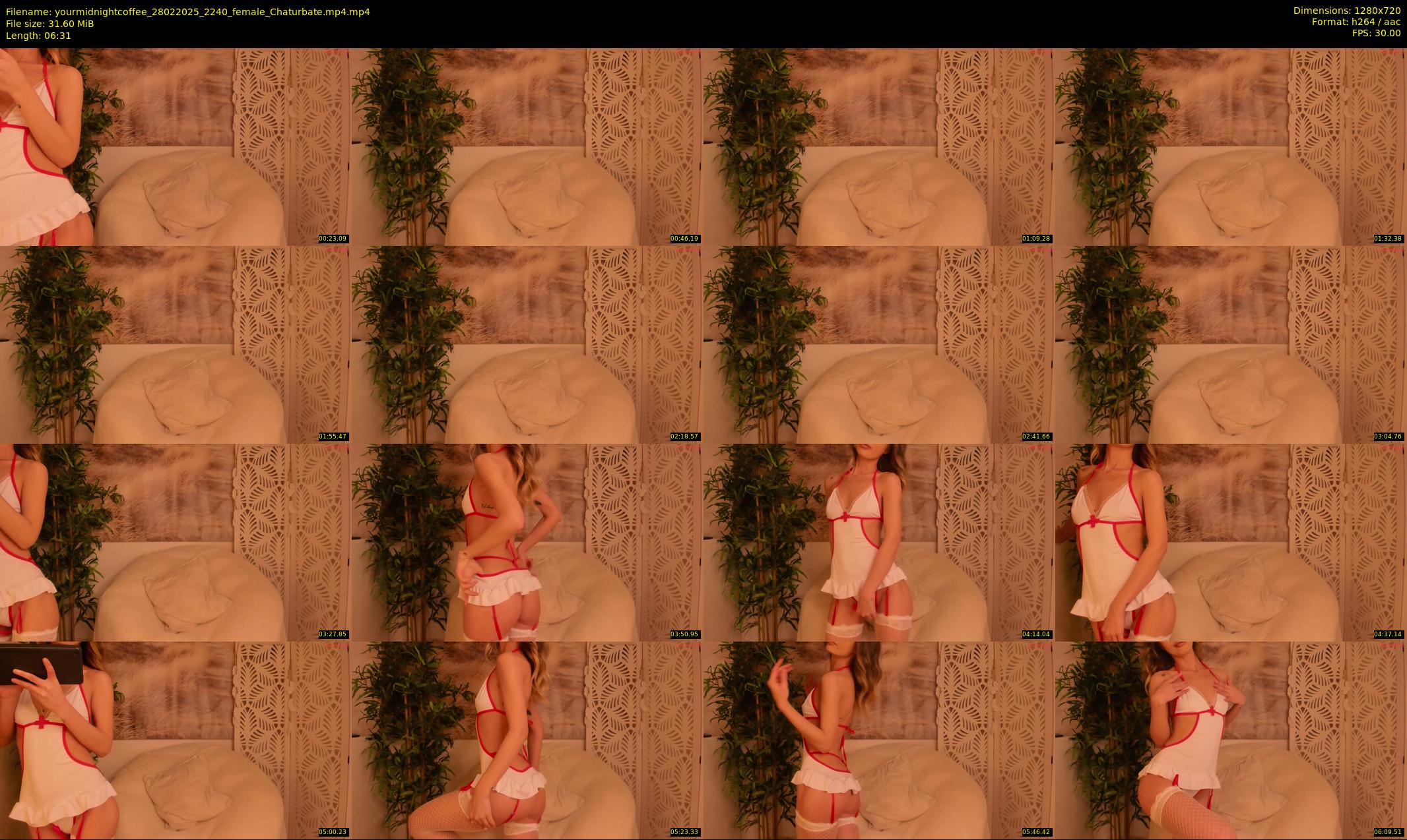 yourmidnightcoffee — 7 minute Chaturbate female cam show recording, 720p, Feb 28, 2025