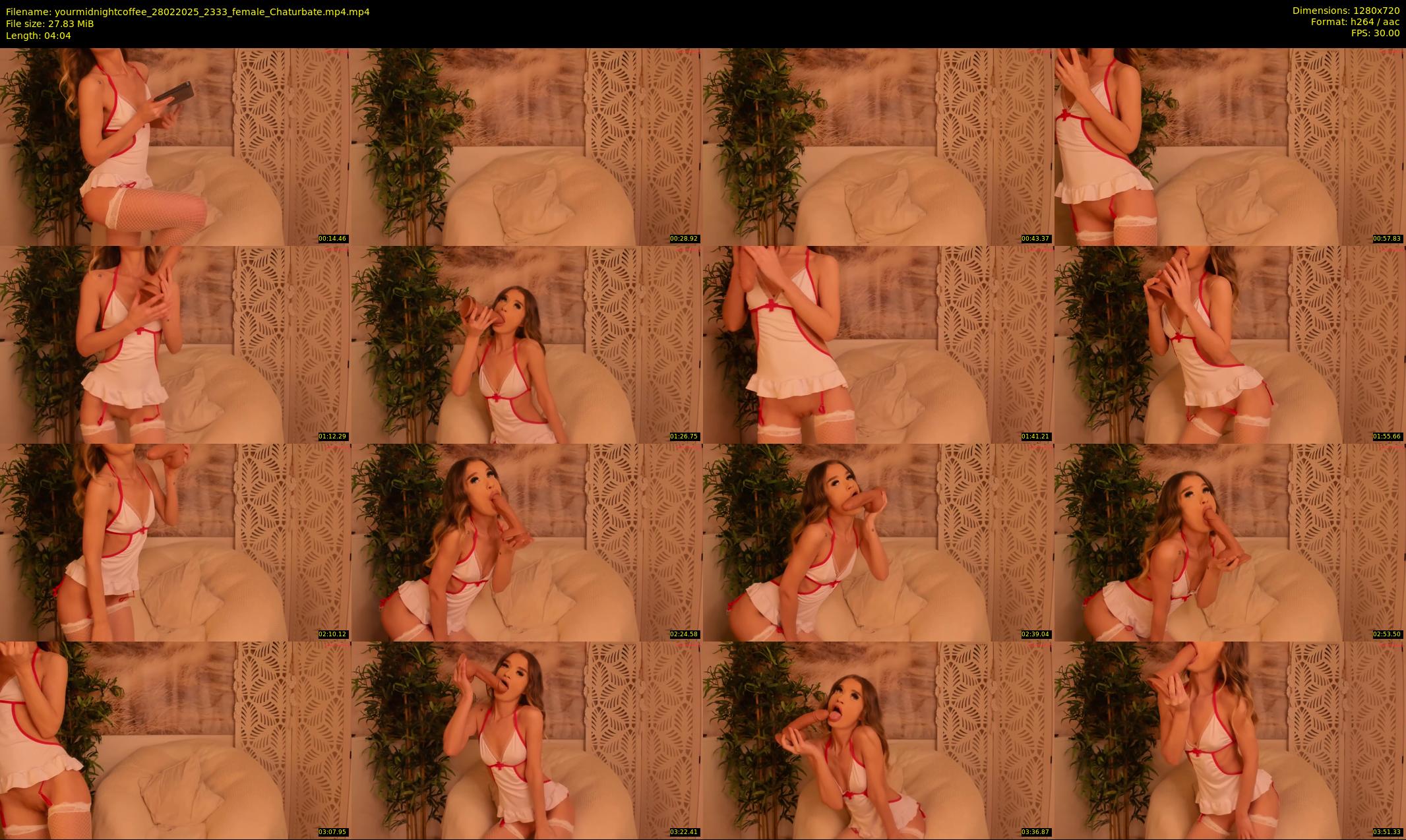 yourmidnightcoffee — 5 minute Chaturbate female cam show recording, 720p, Feb 28, 2025