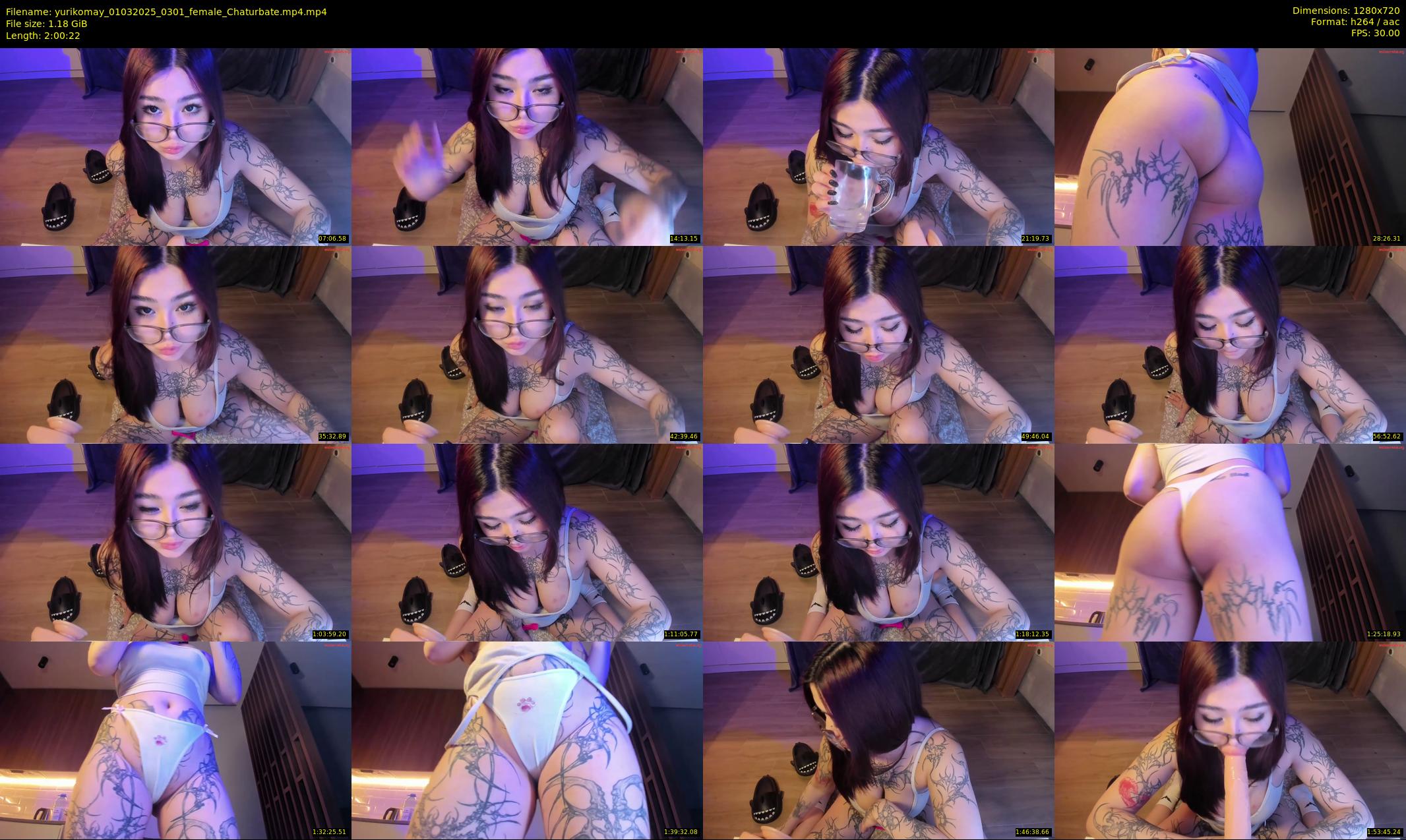 yurikomay — 121 minute Chaturbate female cam show recording, 720p, Mar 1, 2025